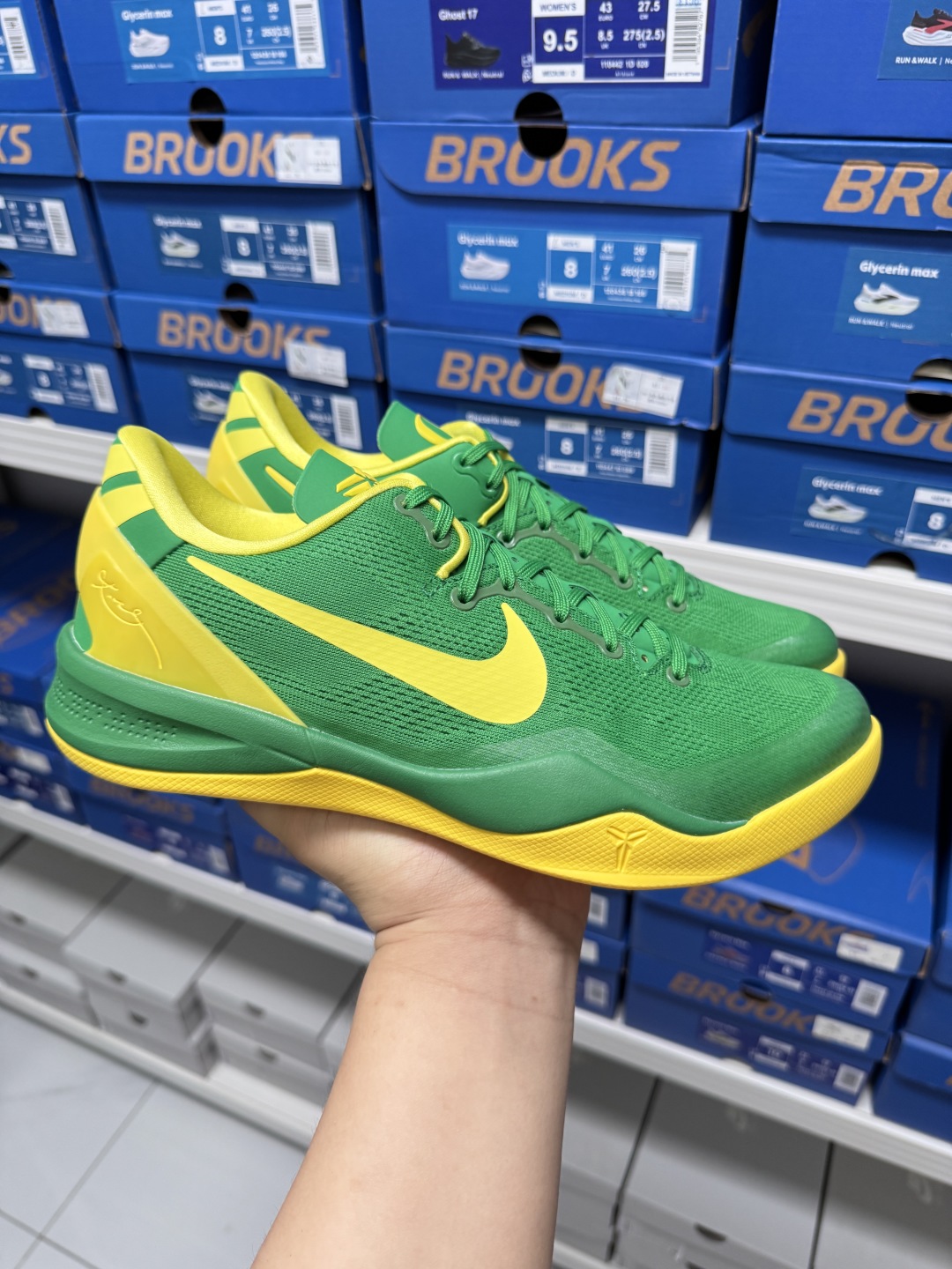 GX Kobe 8 OREGON DUCKS" PE PACK 科比8 低筒 全掌LUNARLON 鞋墊 籃球鞋 實戰鞋 球鞋 男鞋 波鞋 俄勒冈绿鸭子