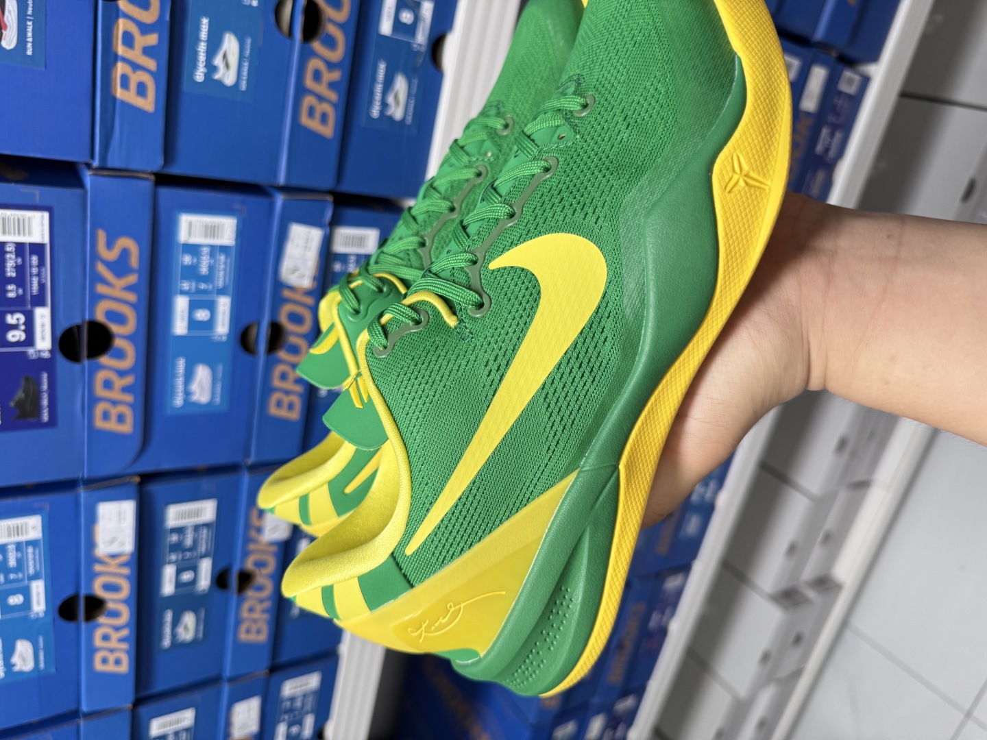 GX Kobe 8 OREGON DUCKS" PE PACK 科比8 低筒 全掌LUNARLON 鞋墊 籃球鞋 實戰鞋 球鞋 男鞋 波鞋 俄勒冈绿鸭子