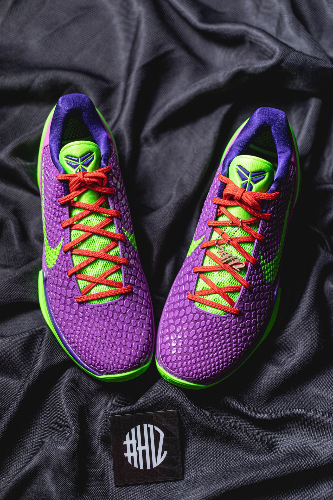 预订款 下个月出货 H12/Godkiller  Kobe6 Cheetah 前掌Zoom Turbo 气垫 后掌EVA缓震 低筒 球鞋 籃球鞋 實戰鞋 真碳板 男鞋 波鞋   紫绿 塔克PE