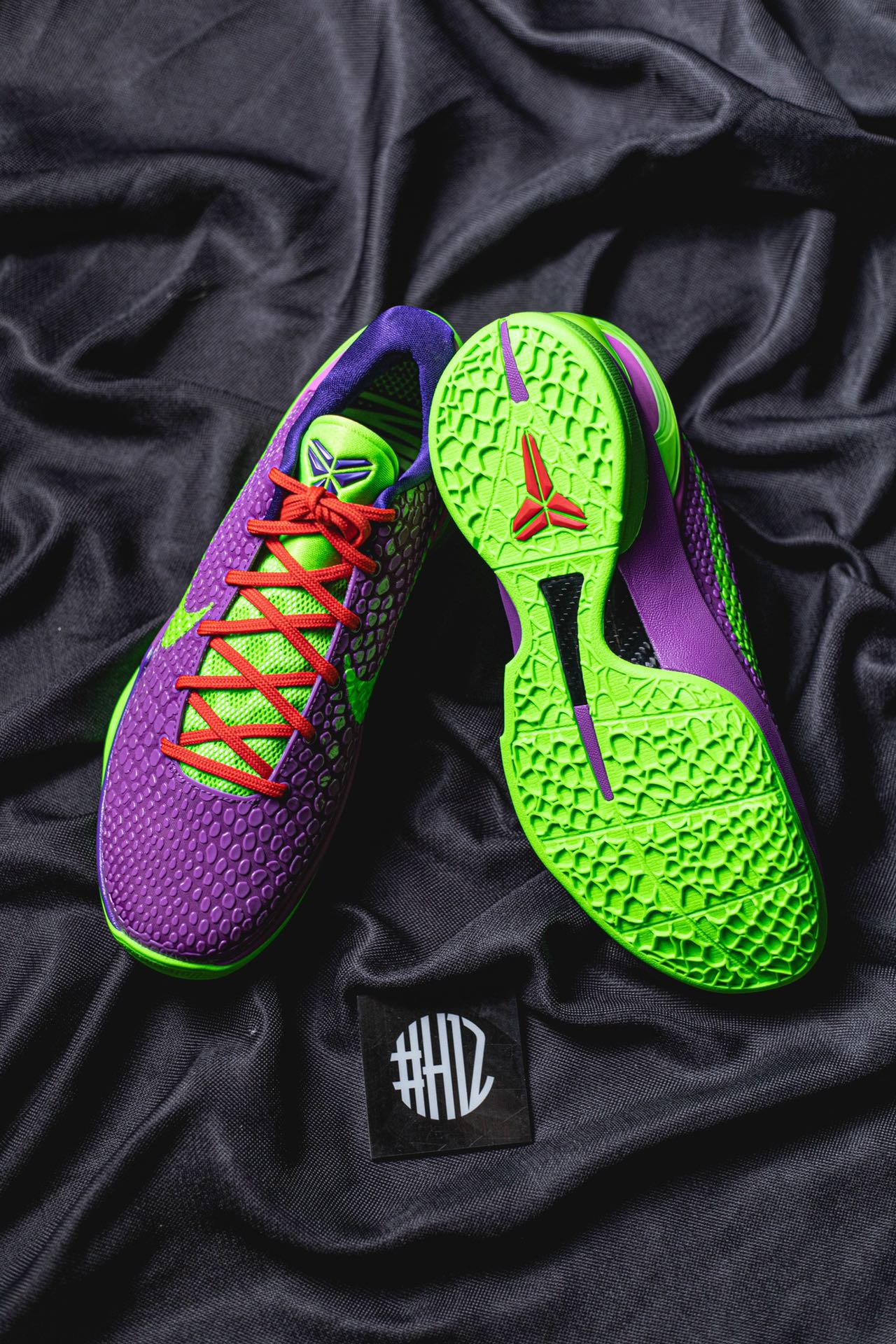 预订款 下个月出货 H12/Godkiller  Kobe6 Cheetah 前掌Zoom Turbo 气垫 后掌EVA缓震 低筒 球鞋 籃球鞋 實戰鞋 真碳板 男鞋 波鞋   紫绿 塔克PE