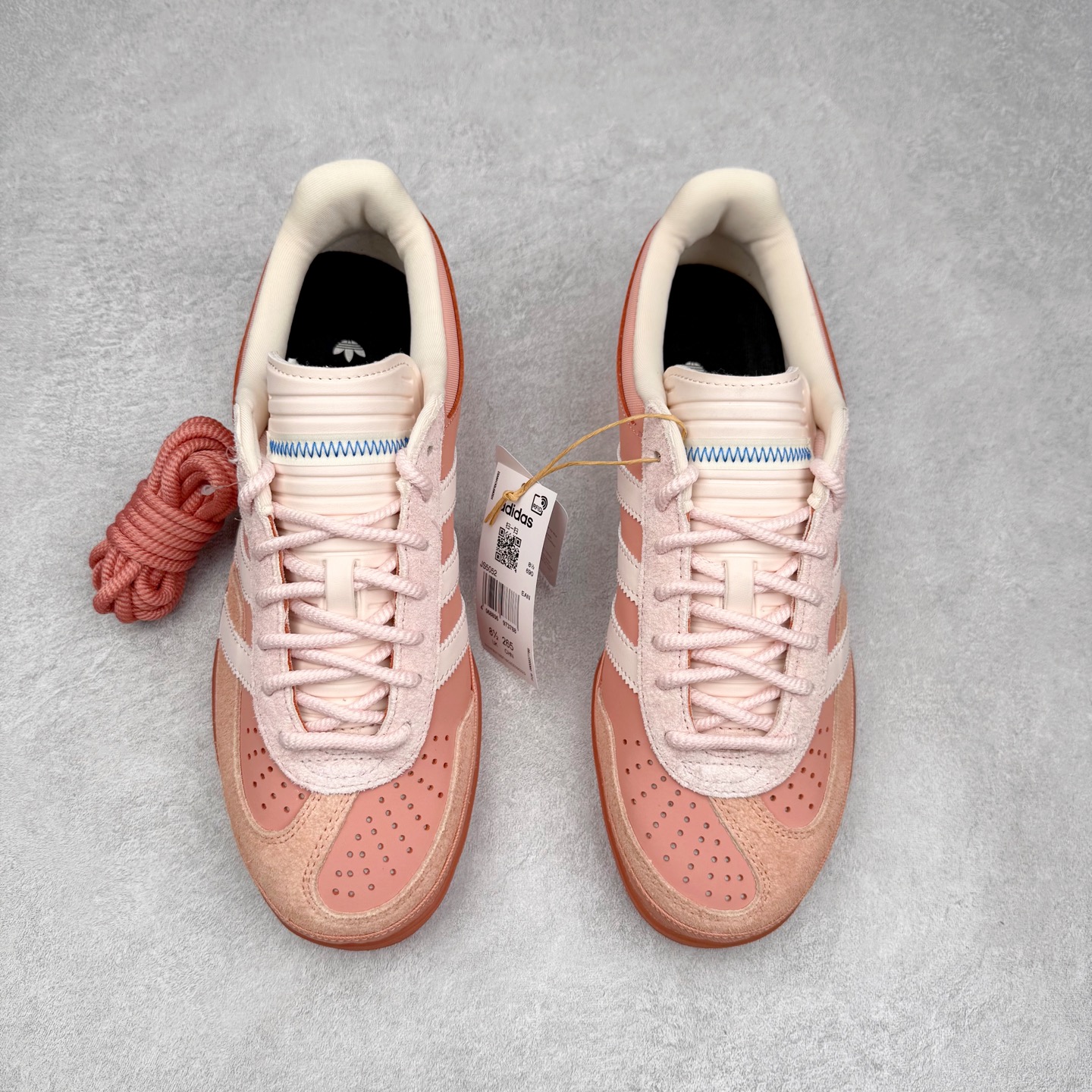 坏痞兔Bad Bunny x AD Gazelle Indoor Trainers  低筒 瞪羚室内 复古板鞋 德训休闲鞋 波鞋 男鞋 女鞋  粉色 JS5052