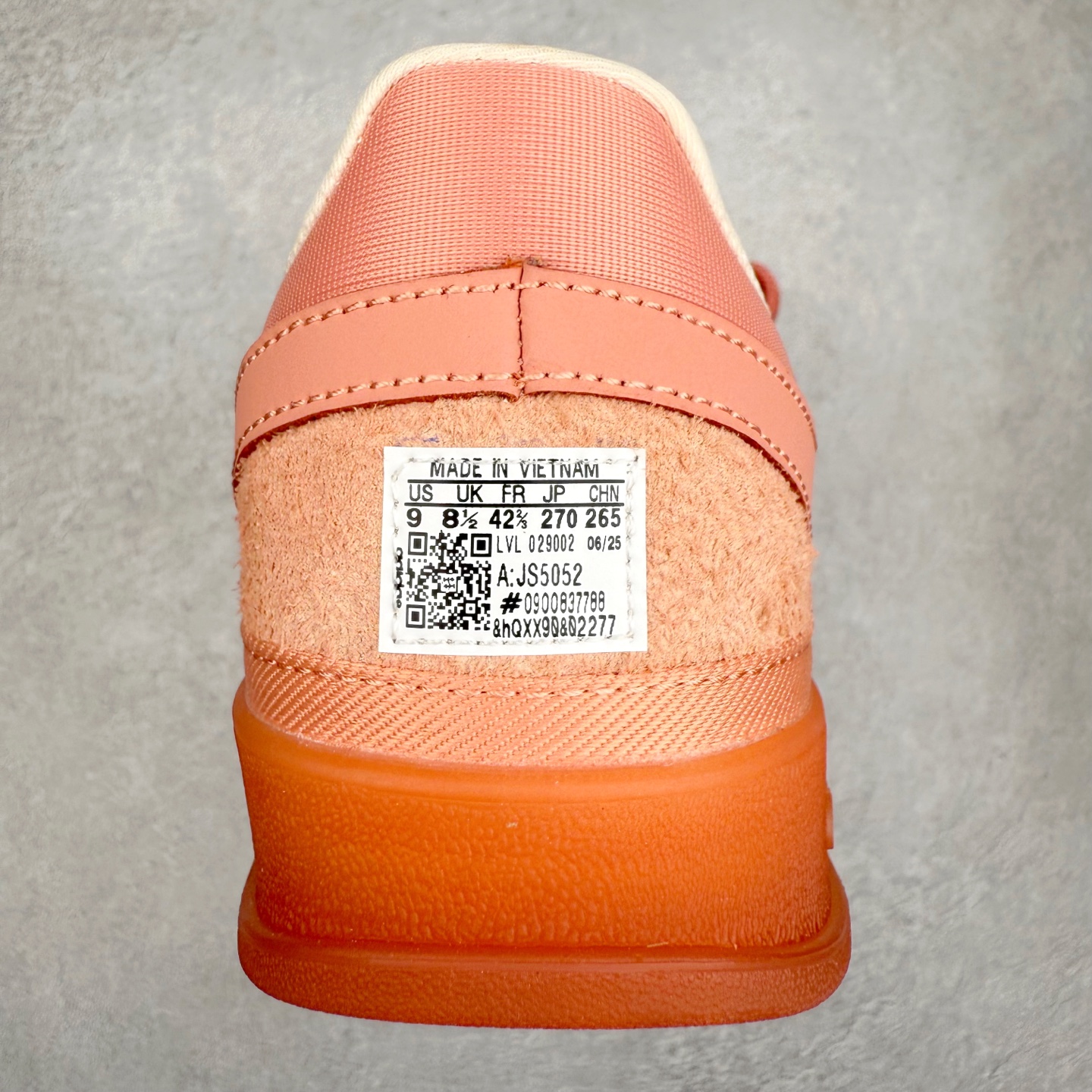 坏痞兔Bad Bunny x AD Gazelle Indoor Trainers  低筒 瞪羚室内 复古板鞋 德训休闲鞋 波鞋 男鞋 女鞋  粉色 JS5052