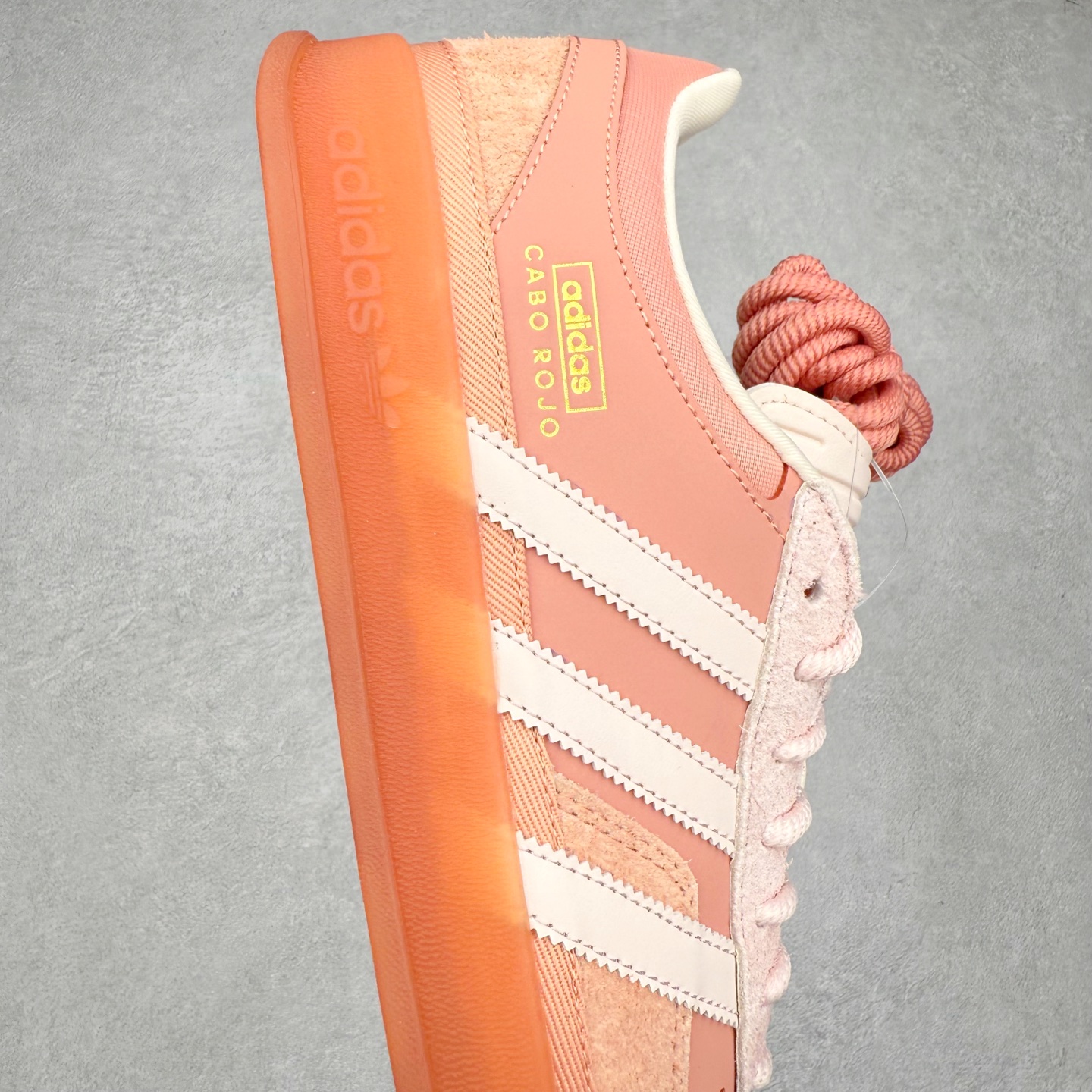 坏痞兔Bad Bunny x AD Gazelle Indoor Trainers  低筒 瞪羚室内 复古板鞋 德训休闲鞋 波鞋 男鞋 女鞋  粉色 JS5052