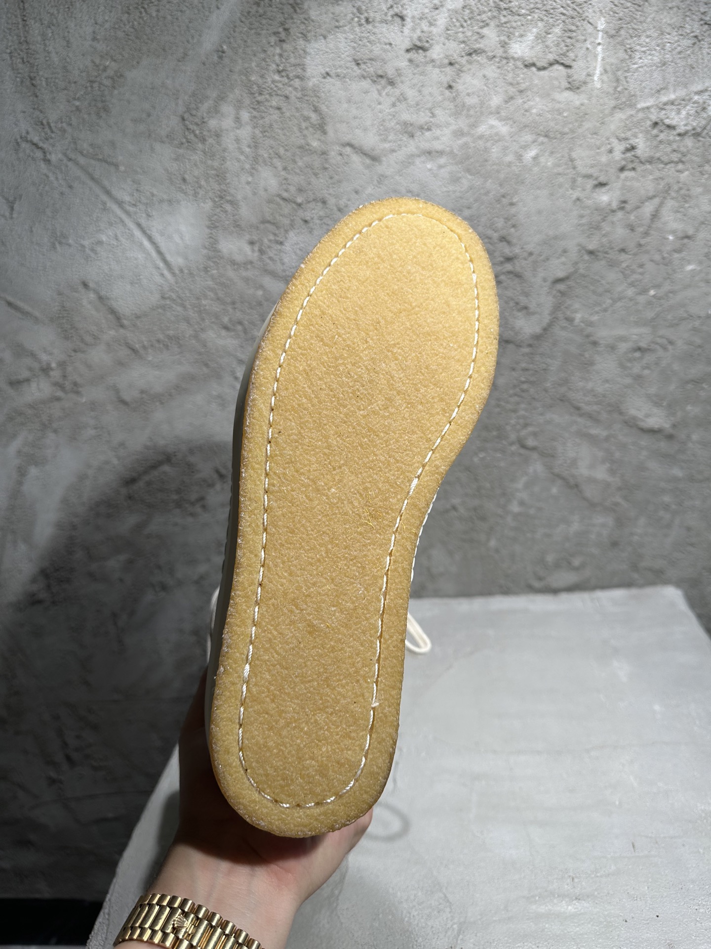 RICK OWENS RO  厚底 板鞋 休闲鞋 男鞋 女鞋 波鞋  皮質 倒三角 七孔白色 生胶底  RU02E1801LCO-111