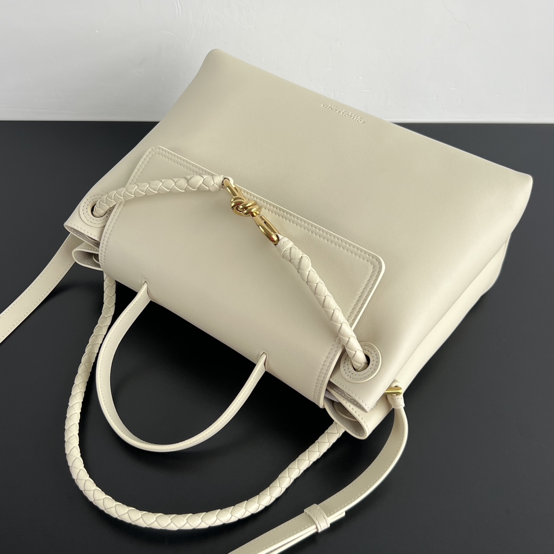 BV 葆蝶家 Ciao Ciao Tote  编织设计 羊皮 购物袋 手提袋  枕头包  斜款包 海盐色 817231V4O929195