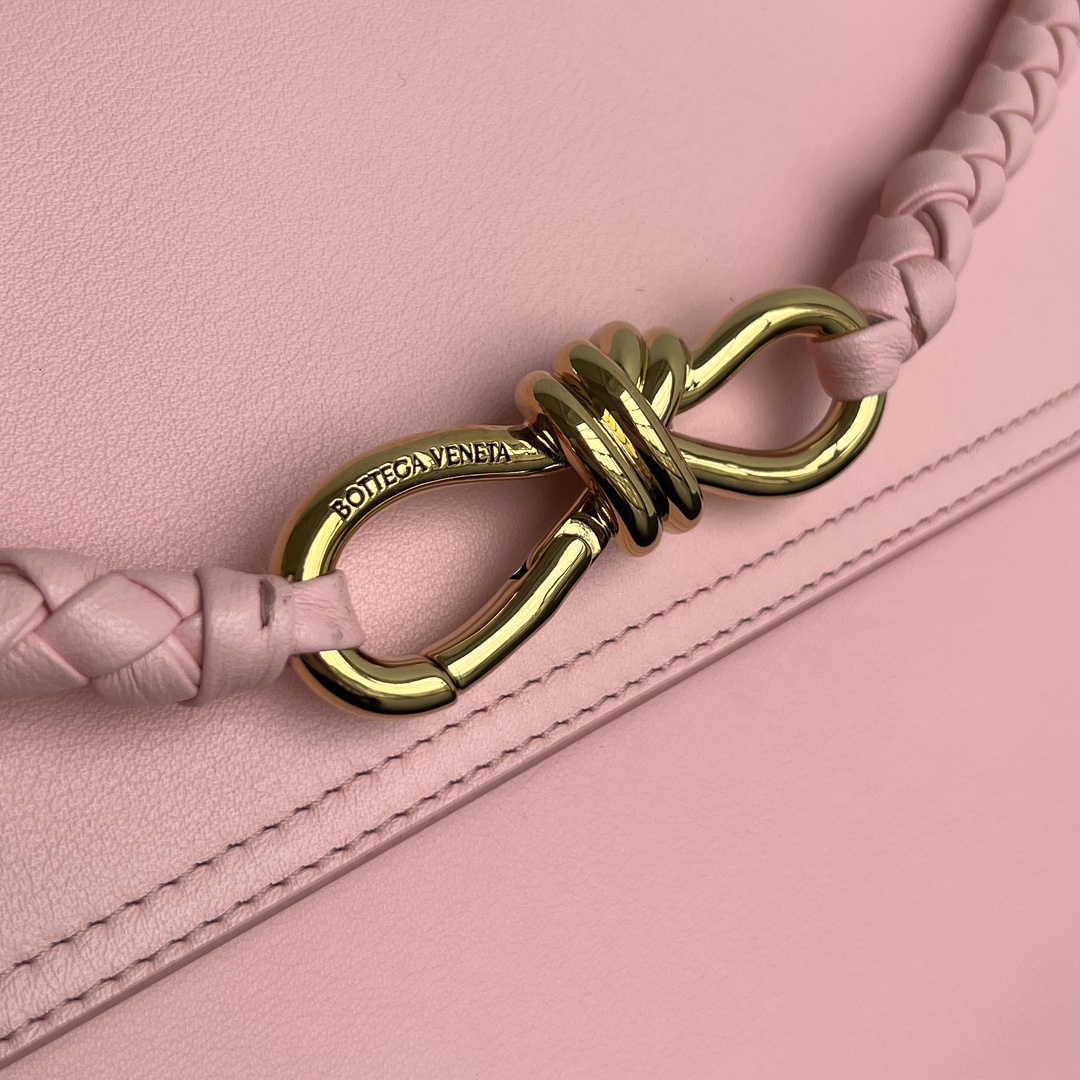 BV 葆蝶家 Ciao Ciao Tote  编织设计 小牛皮 购物袋 手提袋  枕头包  斜款包 粉色 817231 