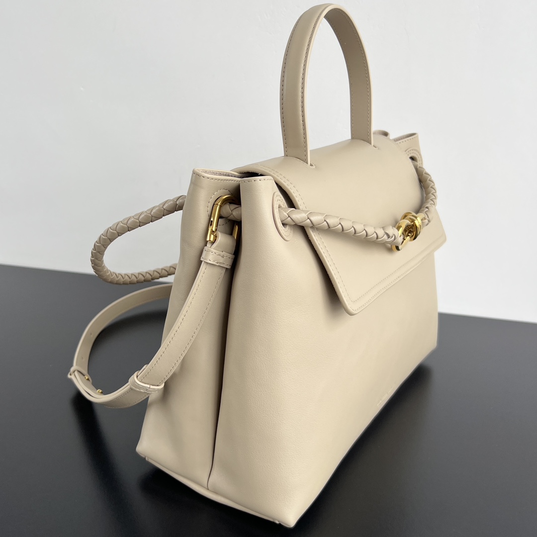 BV 葆蝶家 Ciao Ciao Tote  编织设计 小牛皮 购物袋 手提袋  枕头包  斜款包 米色 817231V4O929614