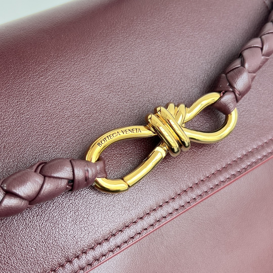 BV 葆蝶家 Ciao Ciao Tote  编织设计 小牛皮 购物袋 手提袋  枕头包  斜款包 酒红色 817231V4O922250