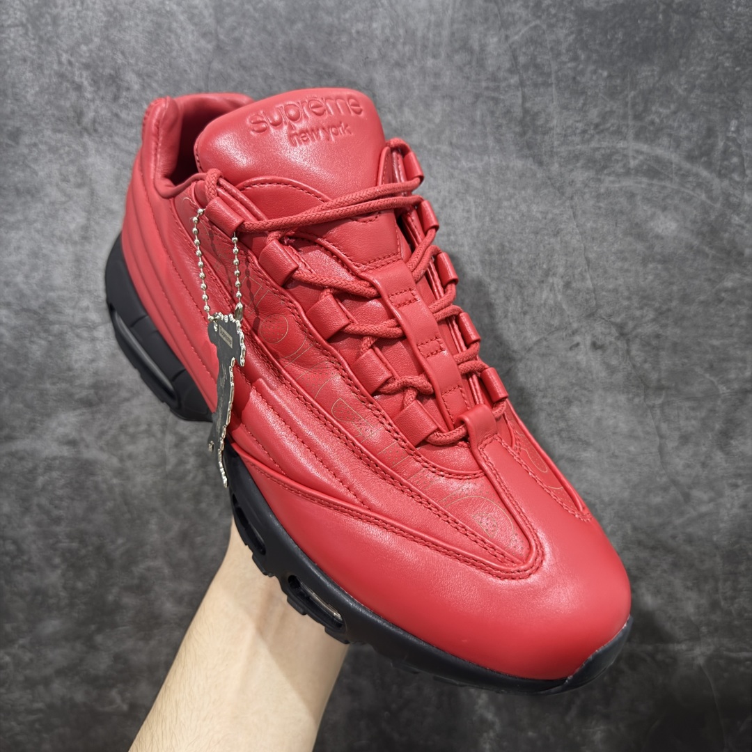 Supreme Air Max 95  Lux  低筒  皮面 防滑 运动鞋 休闲鞋 球鞋 男鞋 波鞋 红色 CI0999-600