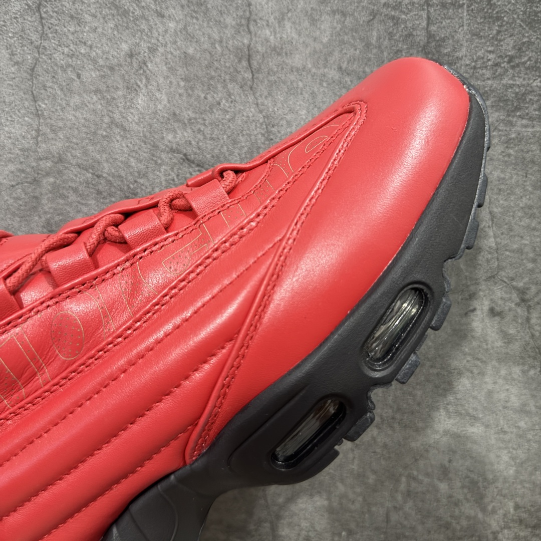 Supreme Air Max 95  Lux  低筒  皮面 防滑 运动鞋 休闲鞋 球鞋 男鞋 波鞋 红色 CI0999-600