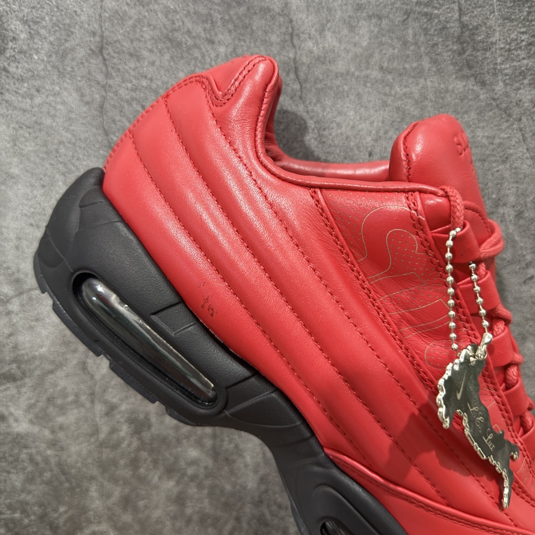 Supreme Air Max 95  Lux  低筒  皮面 防滑 运动鞋 休闲鞋 球鞋 男鞋 波鞋 红色 CI0999-600
