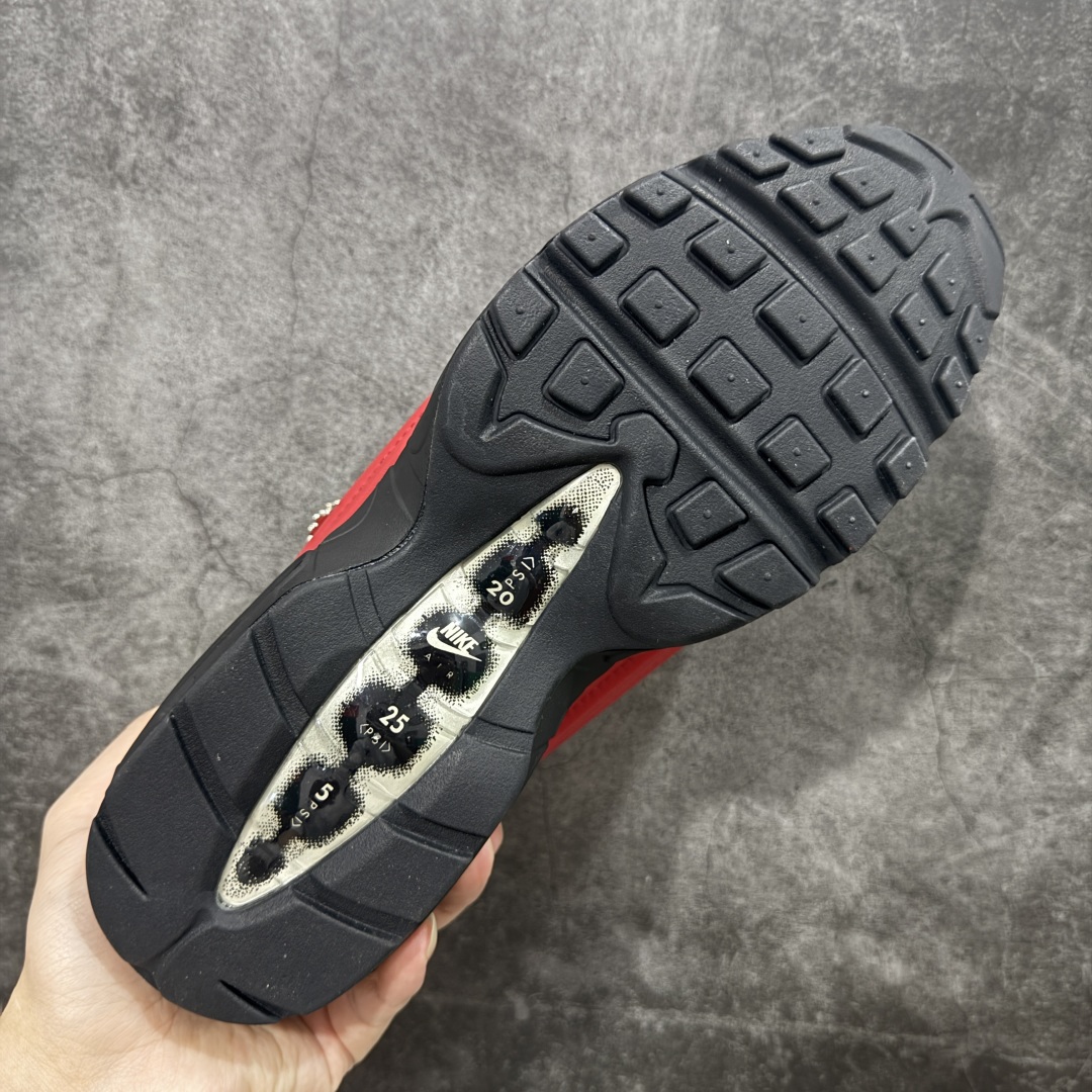 Supreme Air Max 95  Lux  低筒  皮面 防滑 运动鞋 休闲鞋 球鞋 男鞋 波鞋 红色 CI0999-600