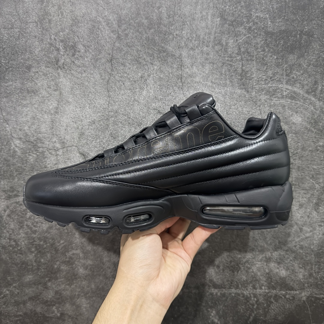 Supreme Air Max 95  Lux  低筒  皮面 防滑 运动鞋 休闲鞋 球鞋 男鞋 波鞋 黑武士 CI0999-001