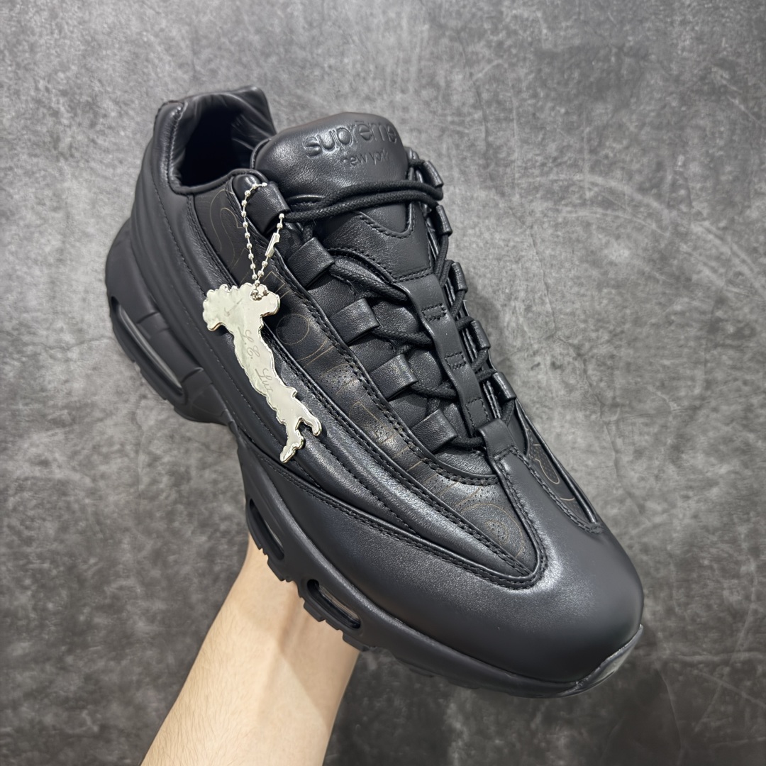 Supreme Air Max 95  Lux  低筒  皮面 防滑 运动鞋 休闲鞋 球鞋 男鞋 波鞋 黑武士 CI0999-001