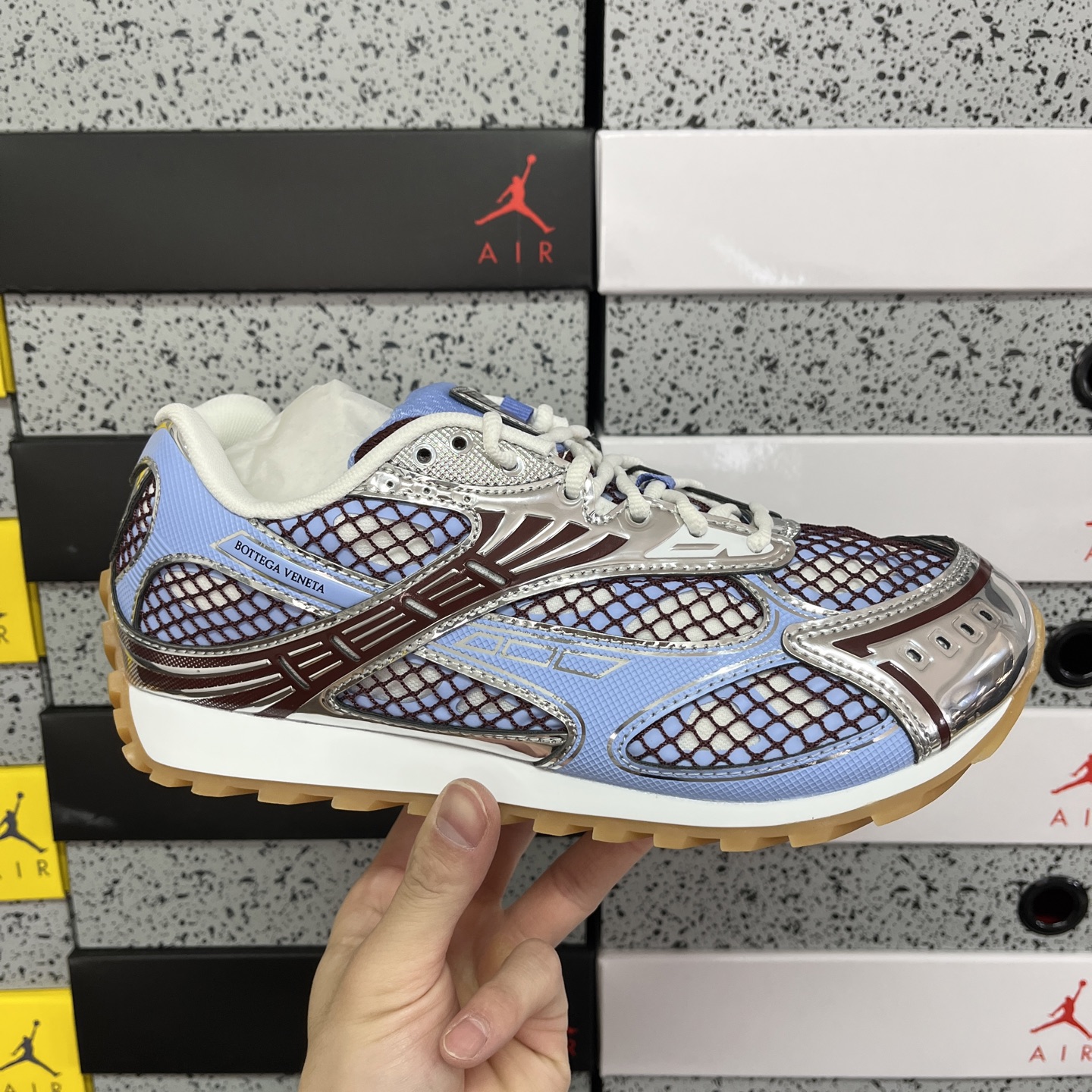 BV Orbit Runner 葆蝶 低筒 时尚舒适 老爹鞋 生活休闲鞋 板鞋 波鞋 紫色B5 741357V2X404766