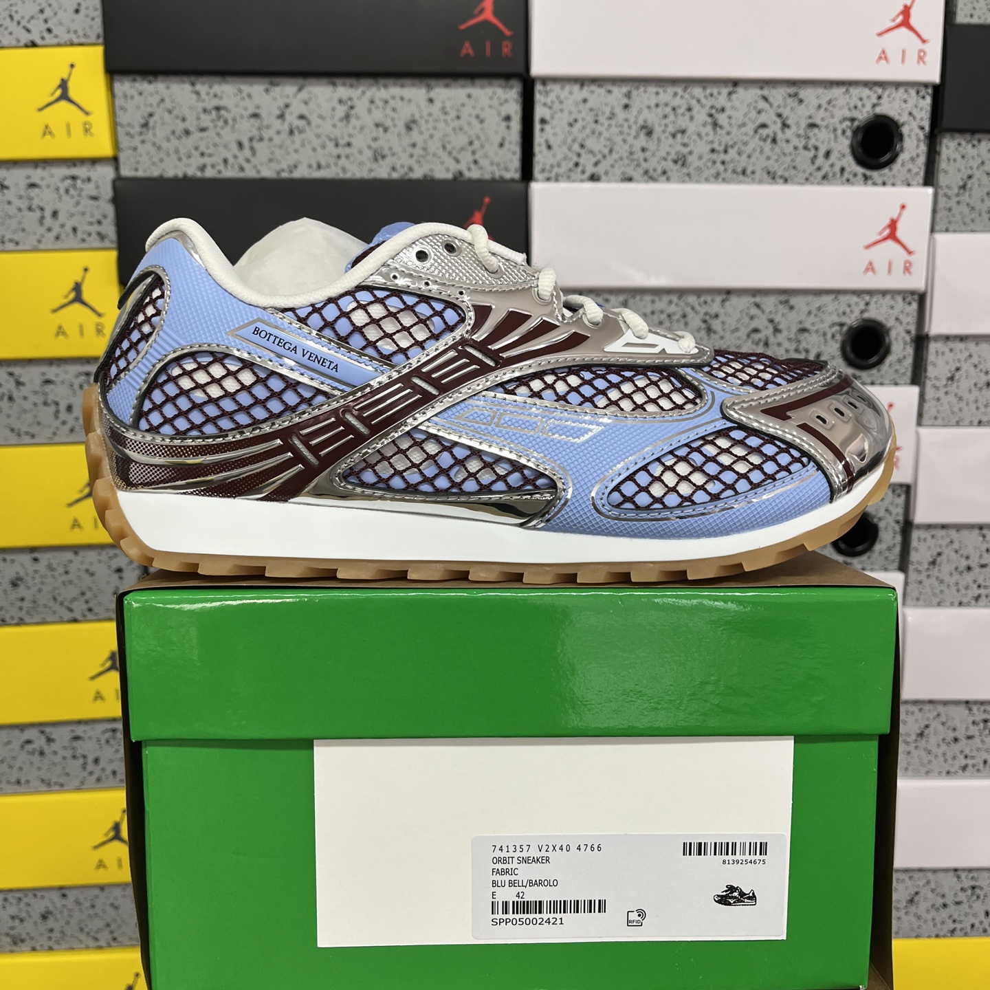 BV Orbit Runner 葆蝶 低筒 时尚舒适 老爹鞋 生活休闲鞋 板鞋 波鞋 紫色B5 741357V2X404766