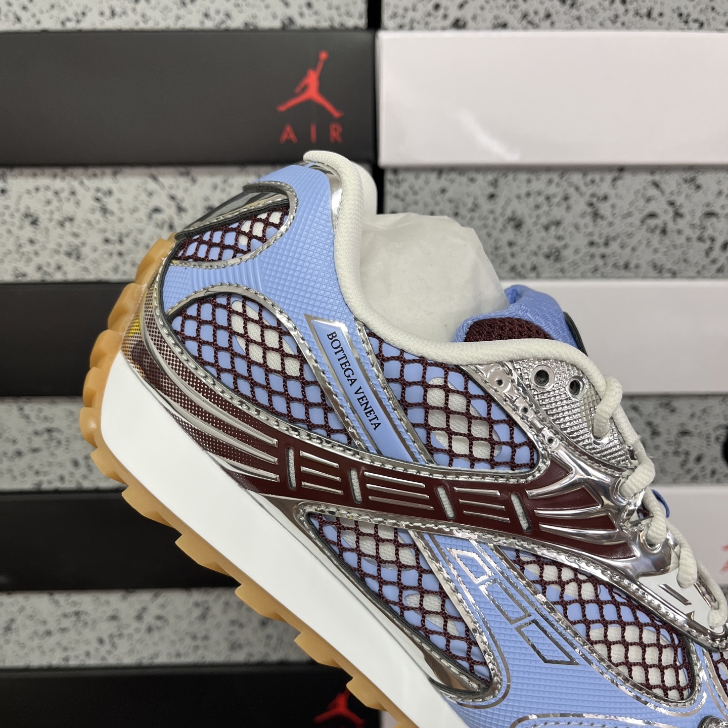 BV Orbit Runner 葆蝶 低筒 时尚舒适 老爹鞋 生活休闲鞋 板鞋 波鞋 紫色B5 741357V2X404766