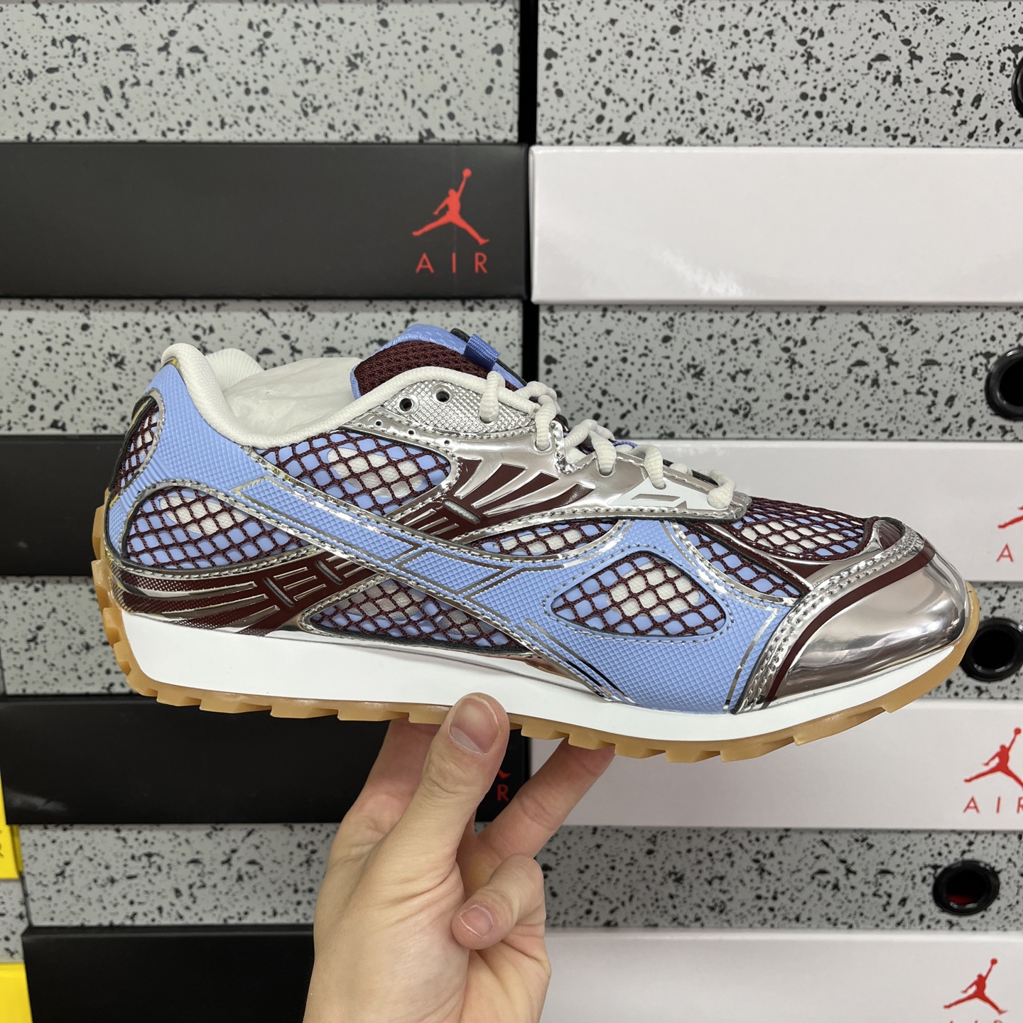 BV Orbit Runner 葆蝶 低筒 时尚舒适 老爹鞋 生活休闲鞋 板鞋 波鞋 紫色B5 741357V2X404766