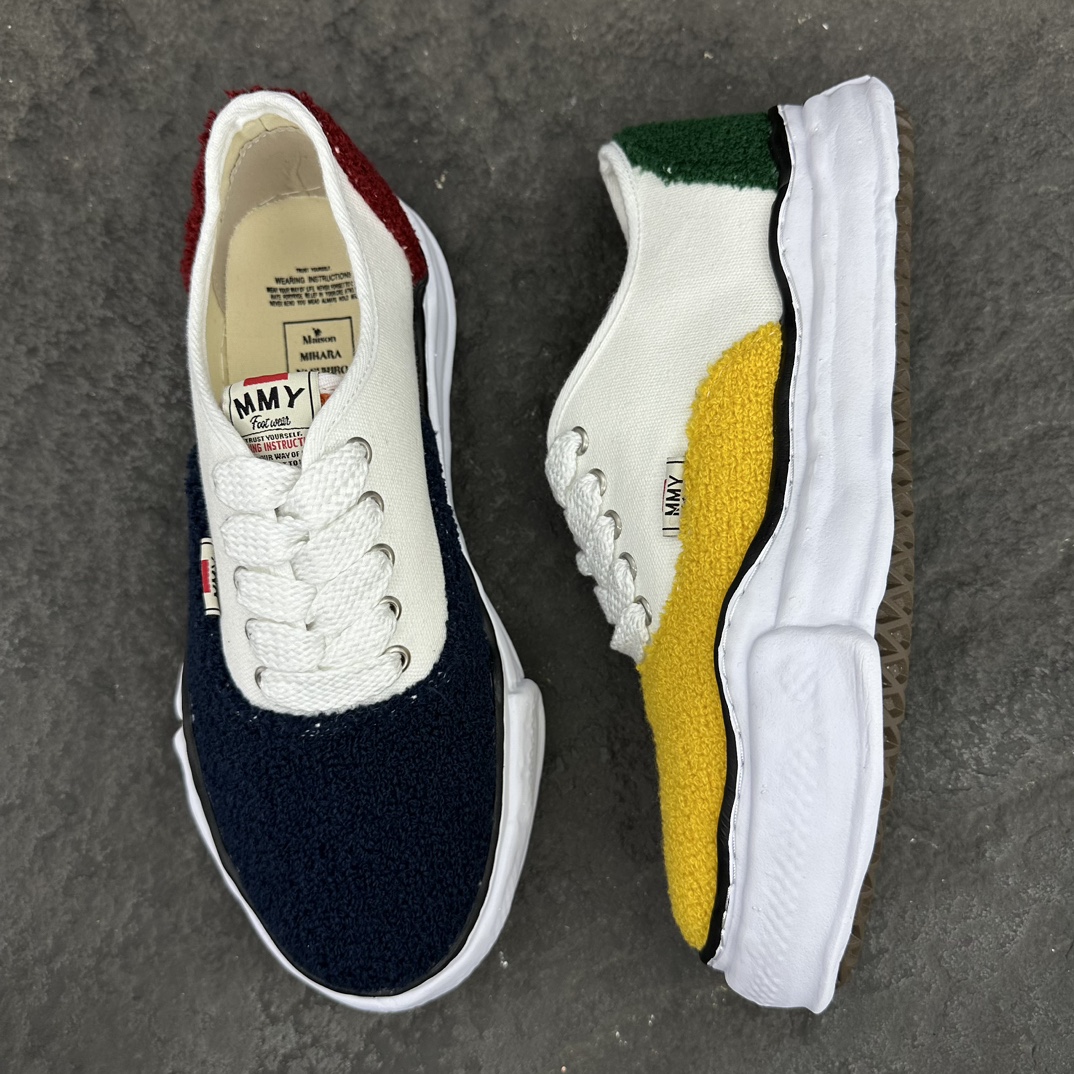 Maison Mihara Yasuhiro MMY  低筒 溶胶鞋 帆布鞋 板鞋 休闲鞋 增高鞋 男鞋 女鞋  多色鸳鸯A08FW725  