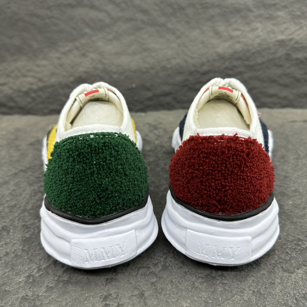 Maison Mihara Yasuhiro MMY  低筒 溶胶鞋 帆布鞋 板鞋 休闲鞋 增高鞋 男鞋 女鞋  多色鸳鸯A08FW725  