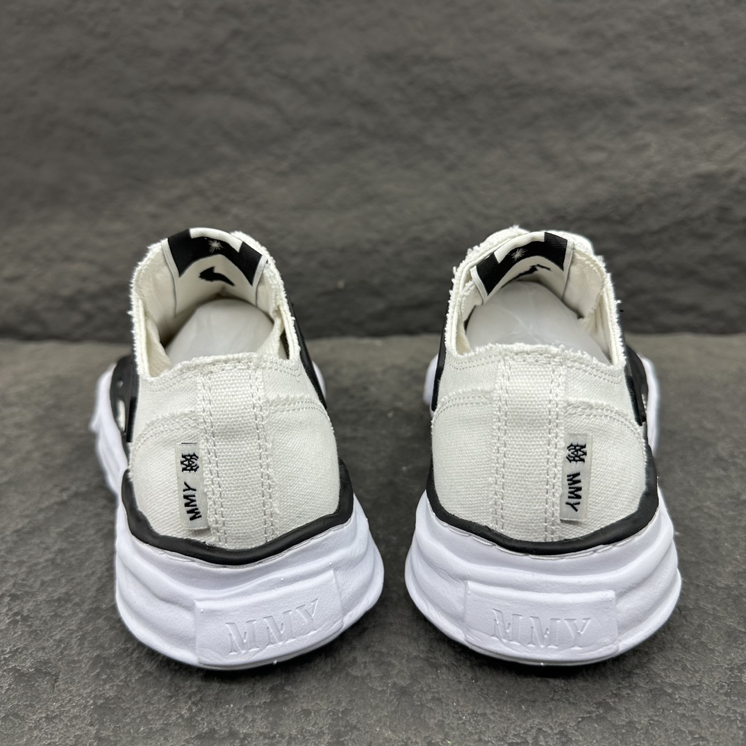 Maison Mihara Yasuhiro MMY AMIRI  低筒 溶胶鞋 帆布鞋 板鞋 休闲鞋 增高鞋 男鞋 女鞋  骨骼白色 AMFOSR1076-271