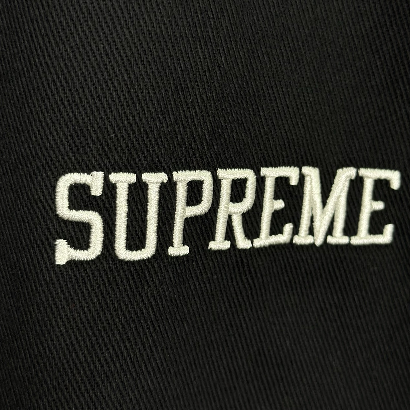 Supreme x 40 Acres 联名款 SS25 WEEK9 Twill Baseball Jersey  休闲 印花短袖 T恤  棒球服 黑色 白色  SUP-SS25-246 SUP-SS25-246