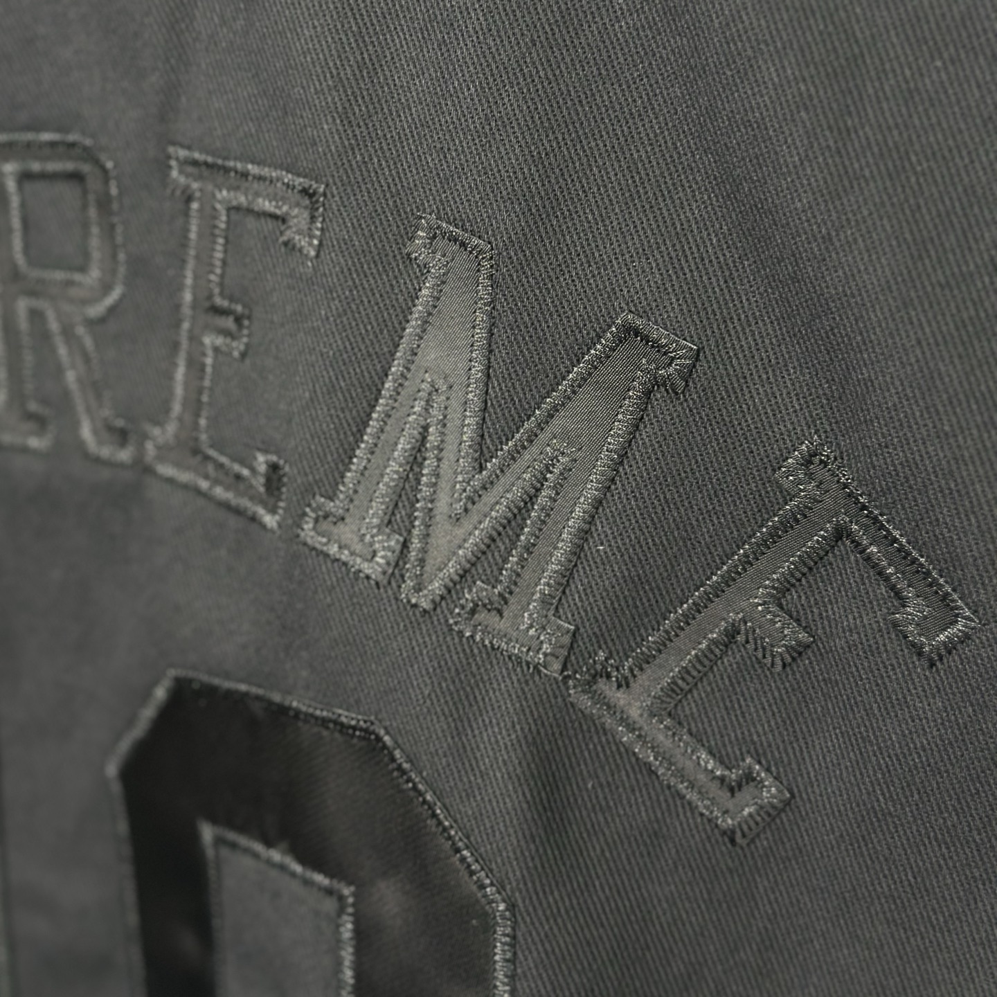 Supreme x 40 Acres 联名款 SS25 WEEK9 Twill Baseball Jersey  休闲 印花短袖 T恤  棒球服 黑色 白色  SUP-SS25-246 SUP-SS25-246