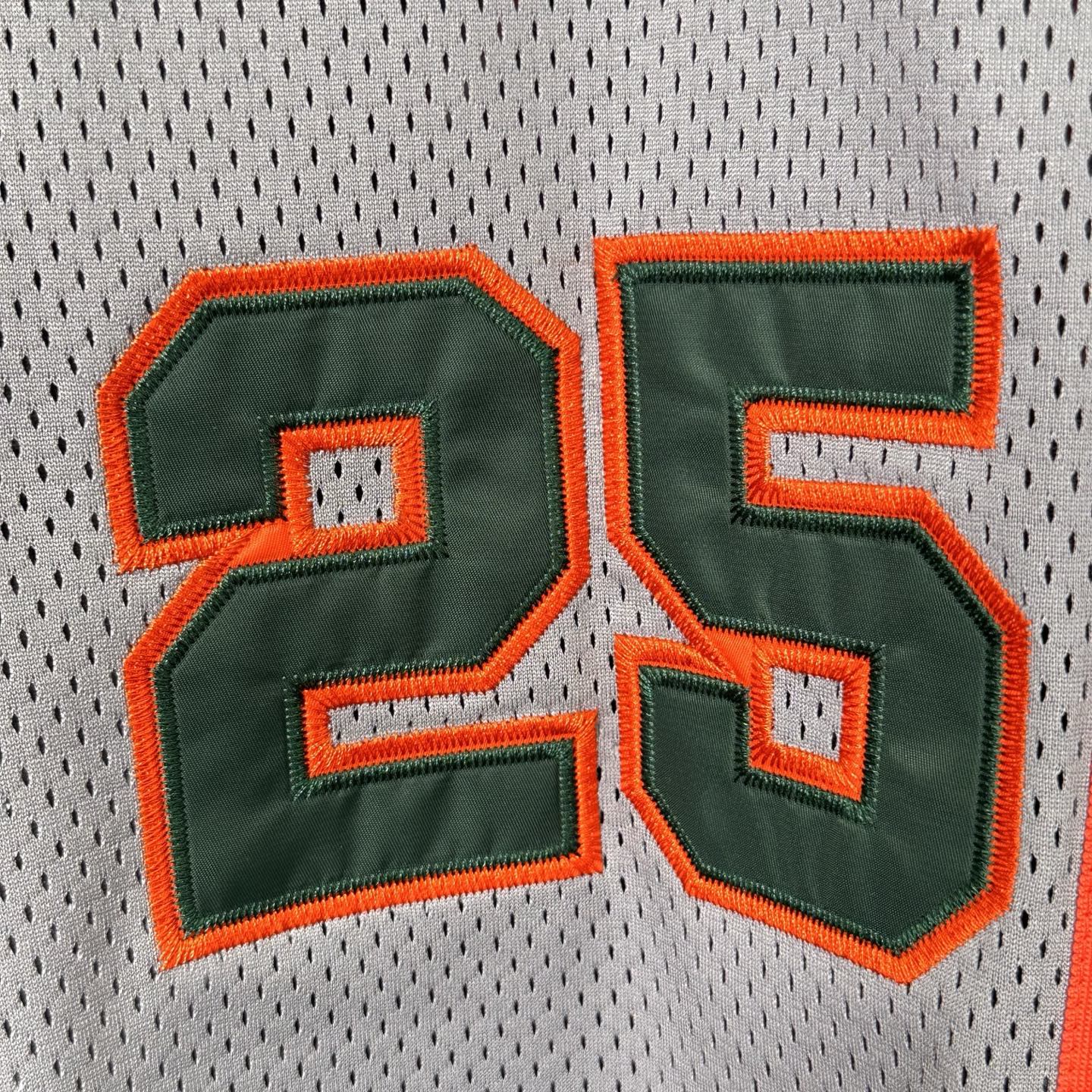 Supreme SS25 WEEK5 Old English Baseball Jersey 美式潮流斜纹贴花网眼短袖棒球球服  黑色 灰色  SUP-SS25-146