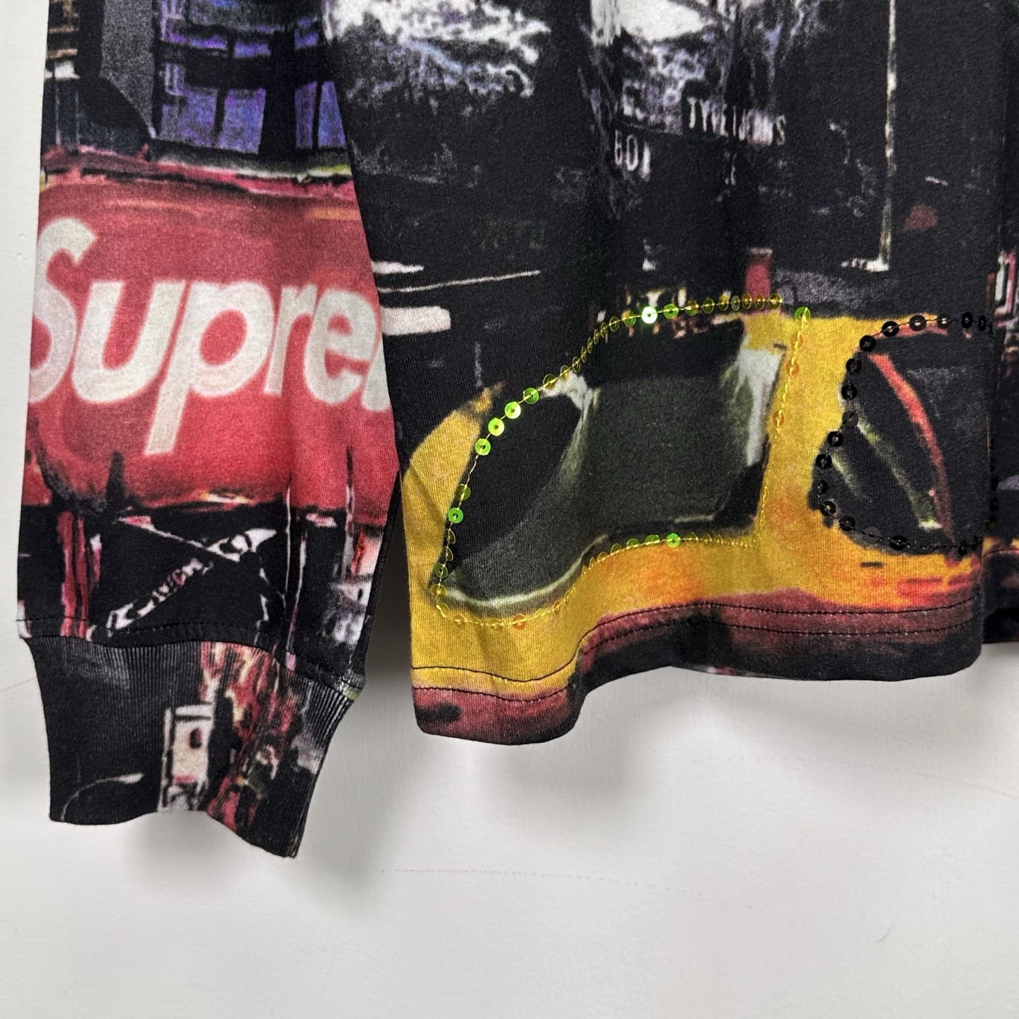 Supreme  宽松 秋衣 长袖T恤 黑色 藍色 SUP-SS25-067