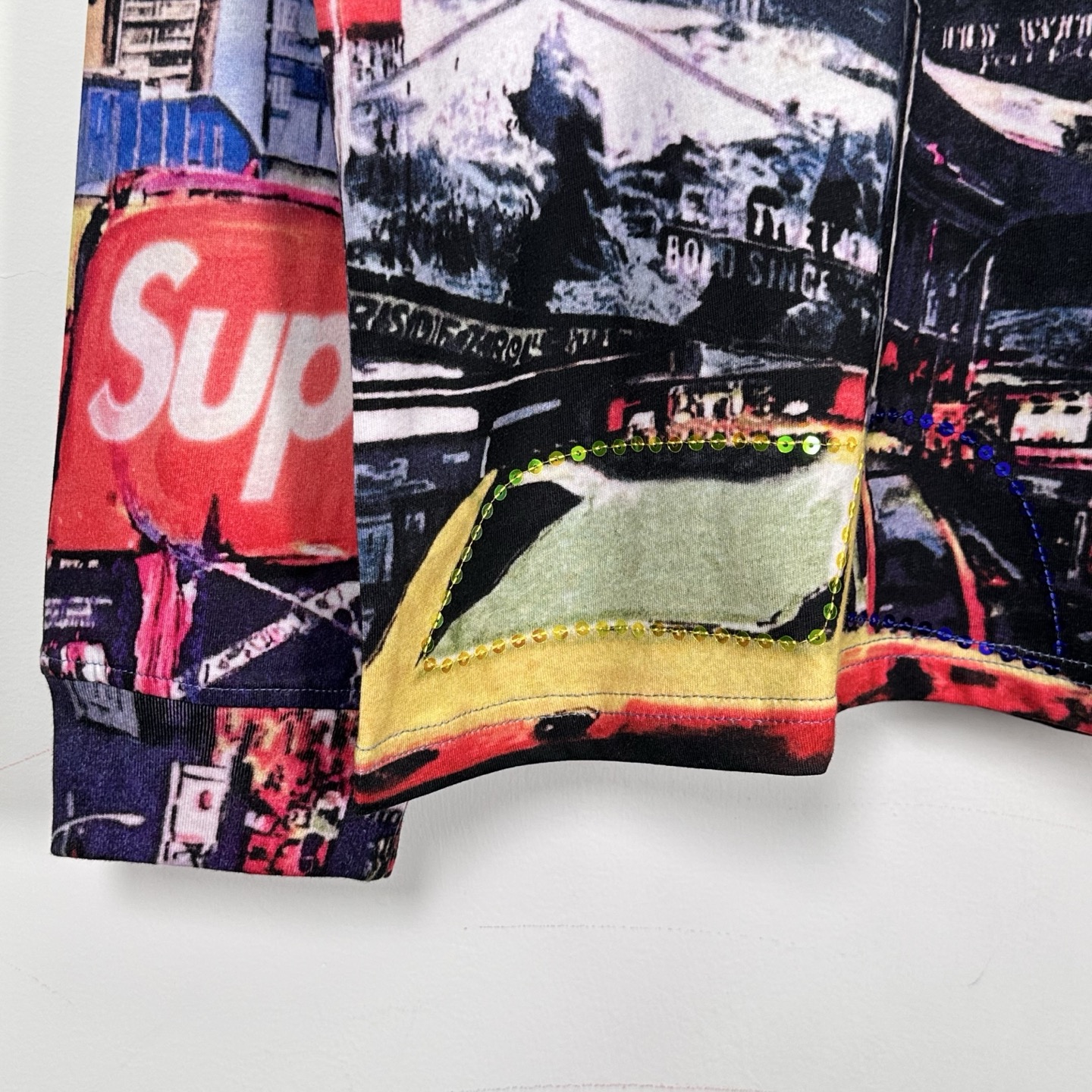 Supreme  宽松 秋衣 长袖T恤 黑色 藍色 SUP-SS25-067