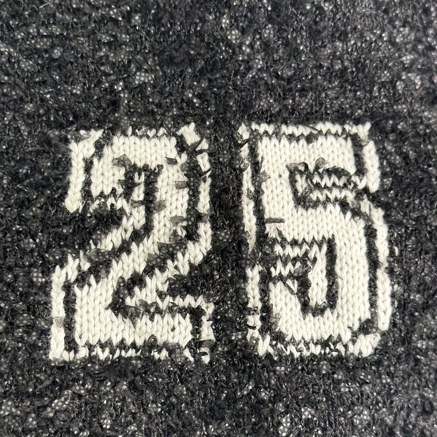 SupremeSS25 WEEK5 Textured Arc Sweater 弧形logo毛绒舒适美式潮流毛衣 秋衣 长袖T恤 男女同款 黑色 粉色 白色 SUP-SS25-109