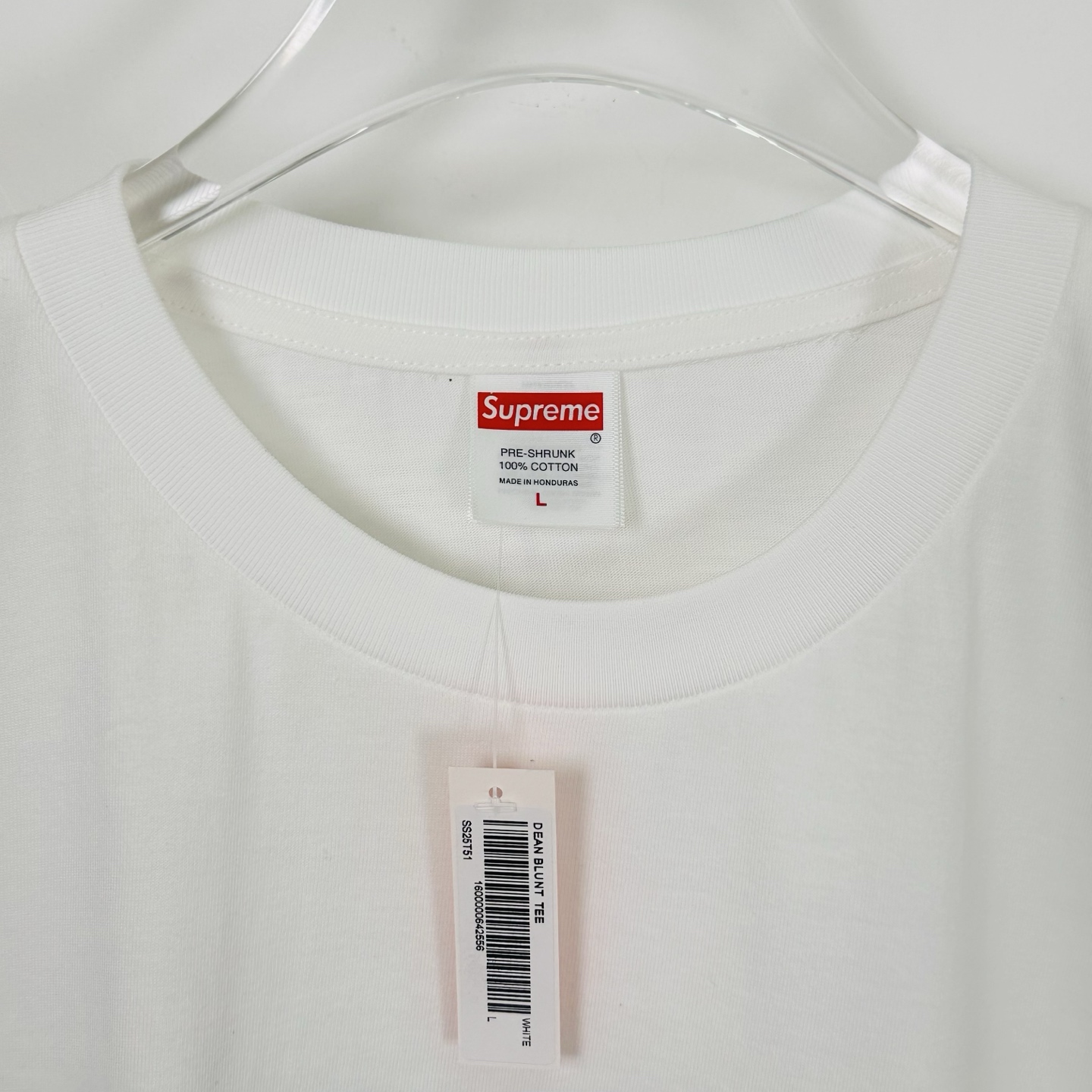Supreme SS25 WEEK18 Summer Tee 夏季T恤系列 Dean Blunt Tee 迪恩·布朗特人物印花圆领短袖T恤 男女同款 SUP-SS25-275 