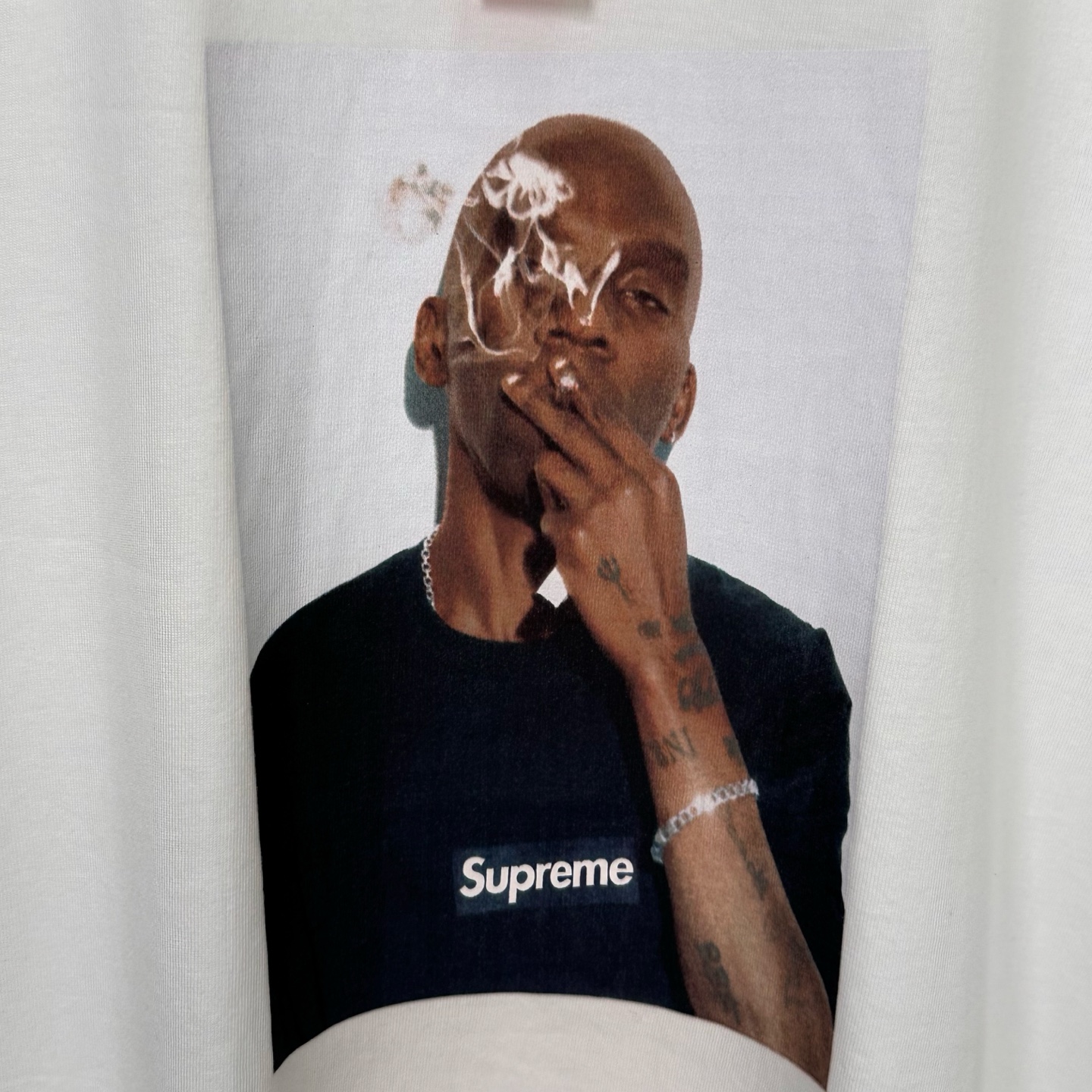 Supreme SS25 WEEK18 Summer Tee 夏季T恤系列 Dean Blunt Tee 迪恩·布朗特人物印花圆领短袖T恤 男女同款 SUP-SS25-275 