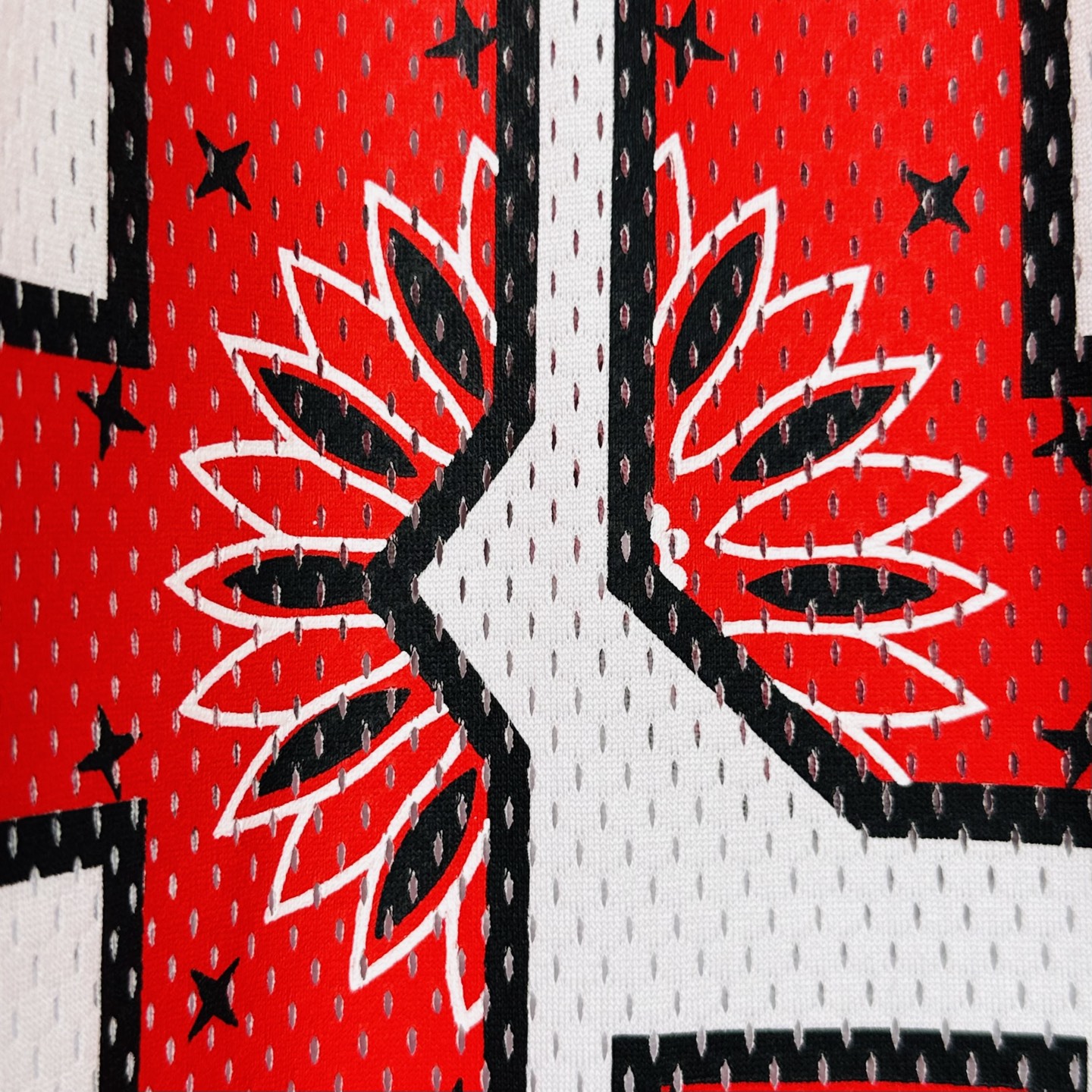 Supreme SS25 WEEK14 Bandana Football Jersey logo 39号 印花  短袖T恤 男女同款 黑色 白色 SUP-SS25-053