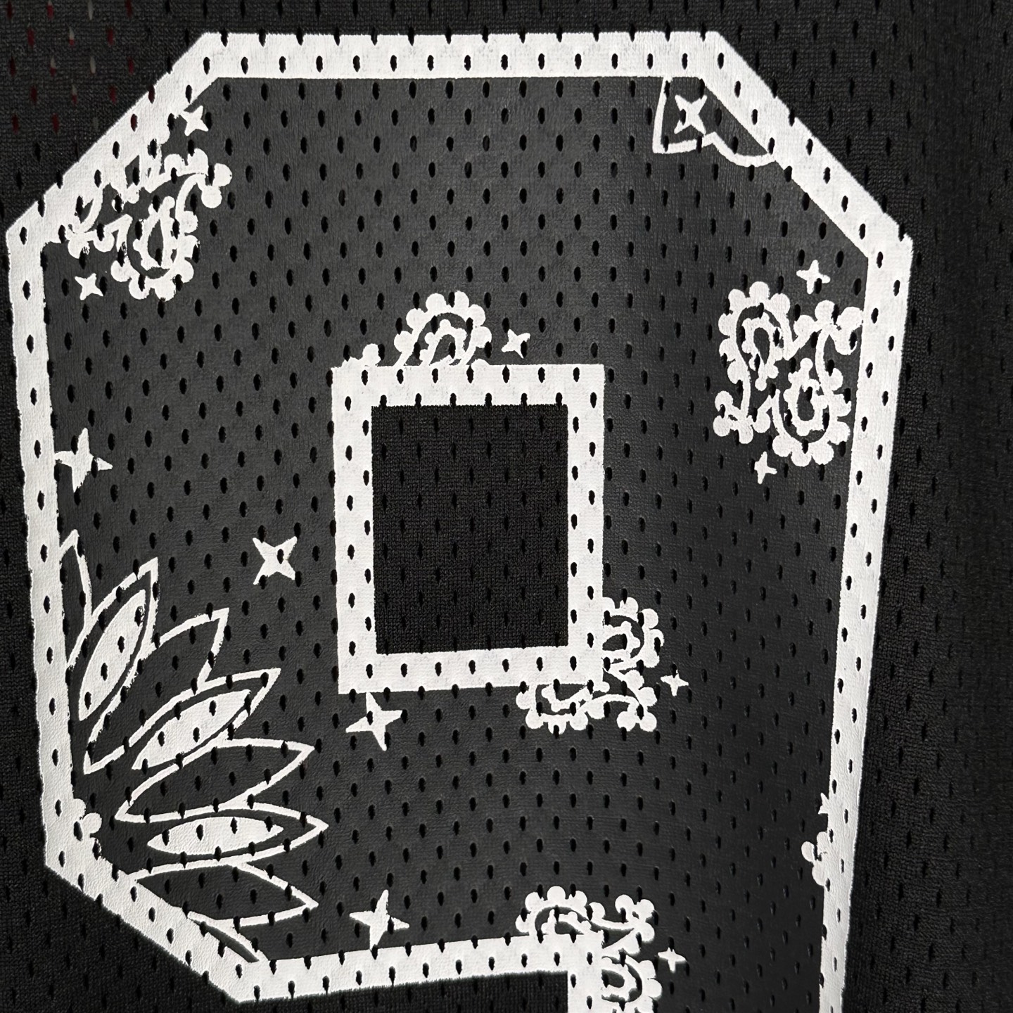 Supreme SS25 WEEK14 Bandana Football Jersey logo 39号 印花  短袖T恤 男女同款 黑色 白色 SUP-SS25-053