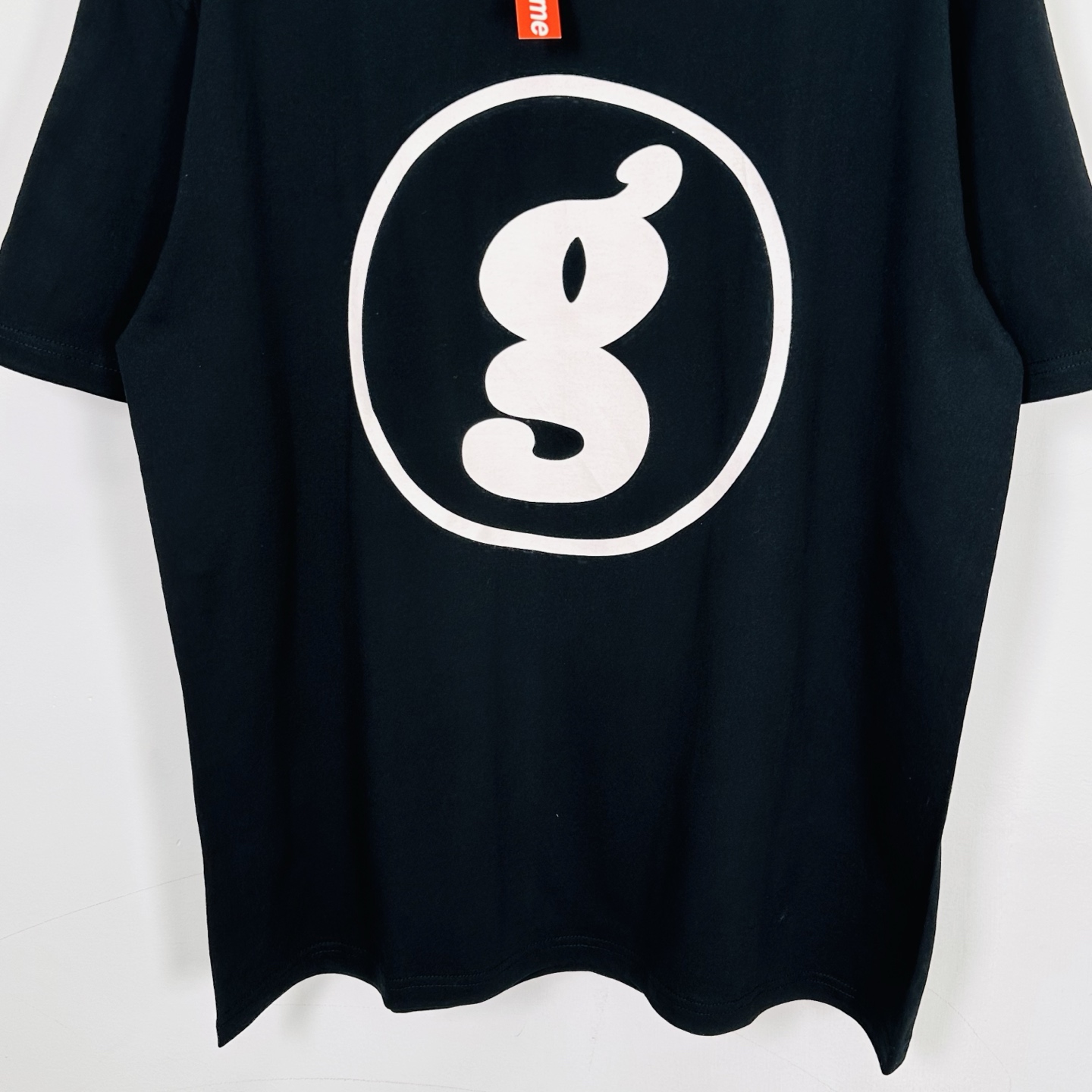 Supreme GOODENOUGH 联名款 SS25  印花logo圆领 短袖T恤 男女同款 黑色 白色  SUP-SS25-262