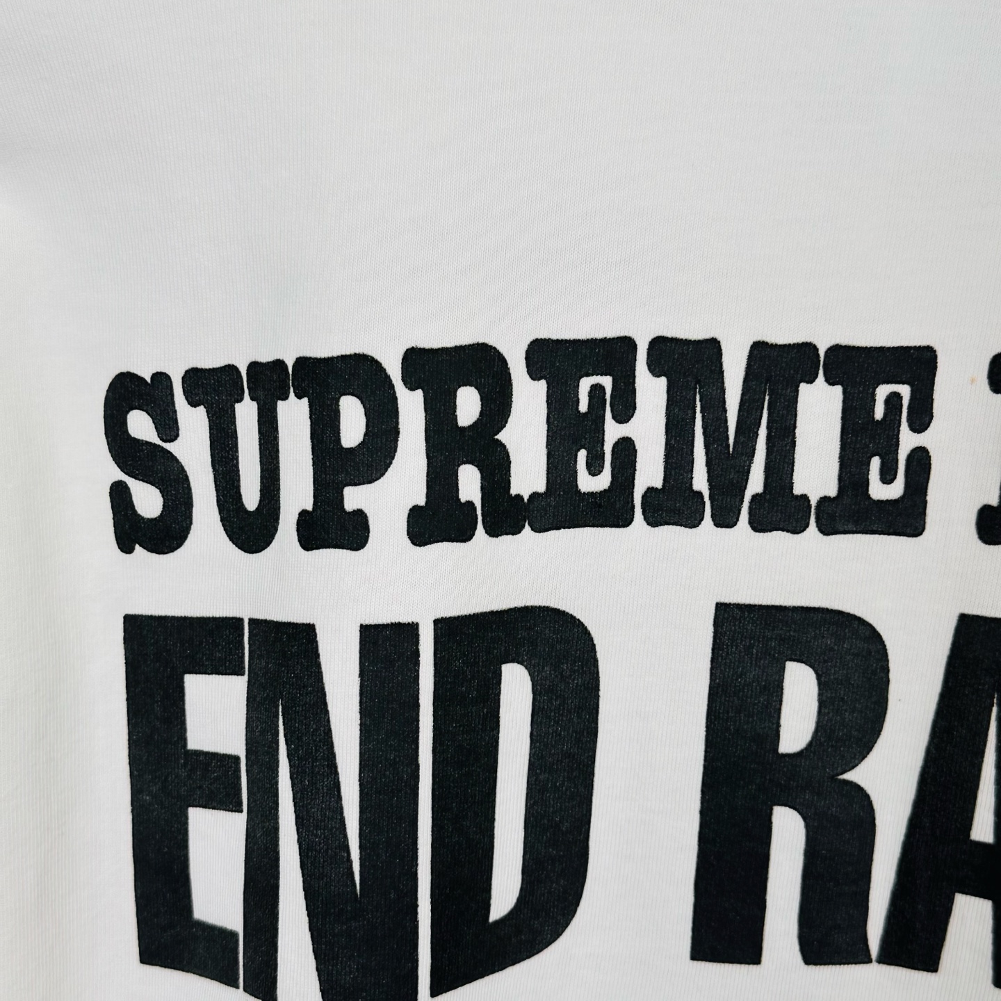 Supreme GOODENOUGH 联名款 SS25  印花logo圆领 短袖T恤 男女同款 黑色 白色  SUP-SS25-262