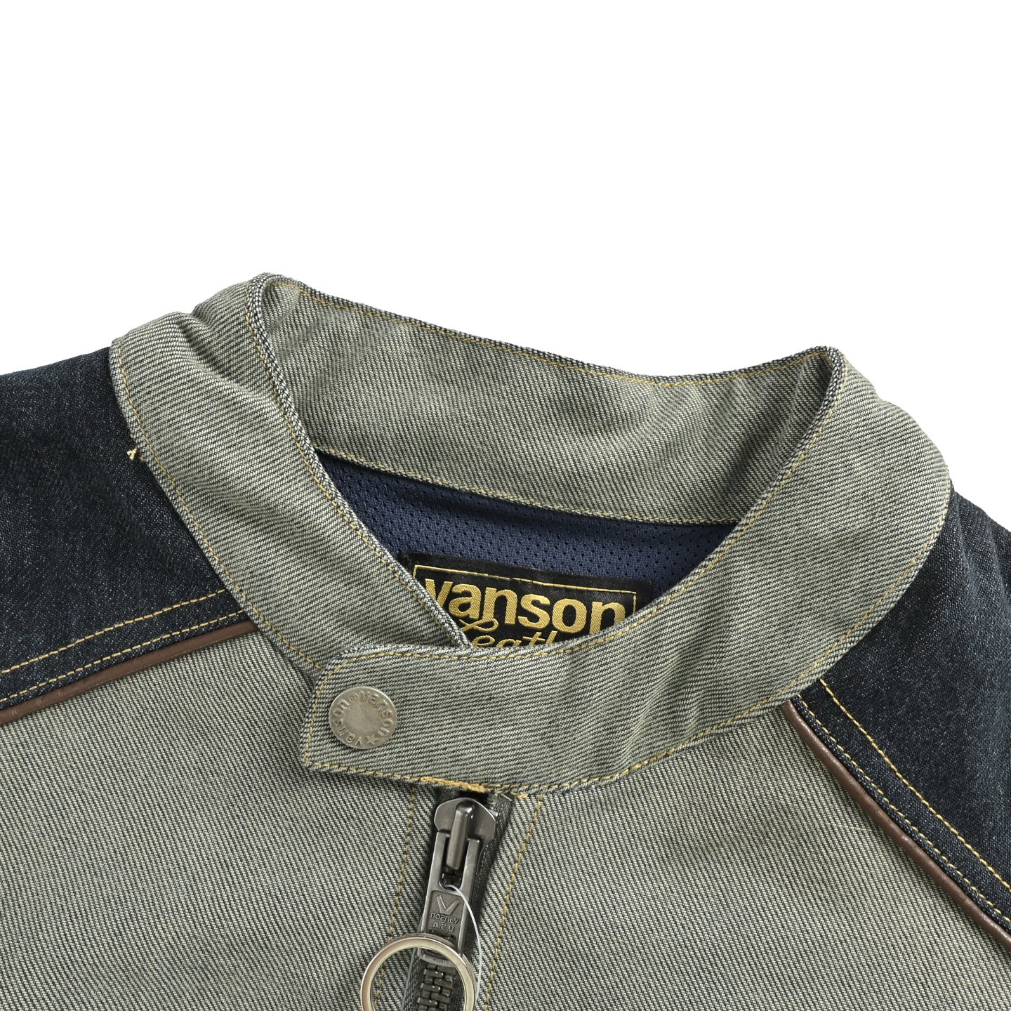 Supreme xVanson Leathers x Cordura 联名款 SS25 WEEK13 CottonJacket 皮革徽标贴花拉链开合长袖美式潮流夹克 男女同款  SUP-SS25-048