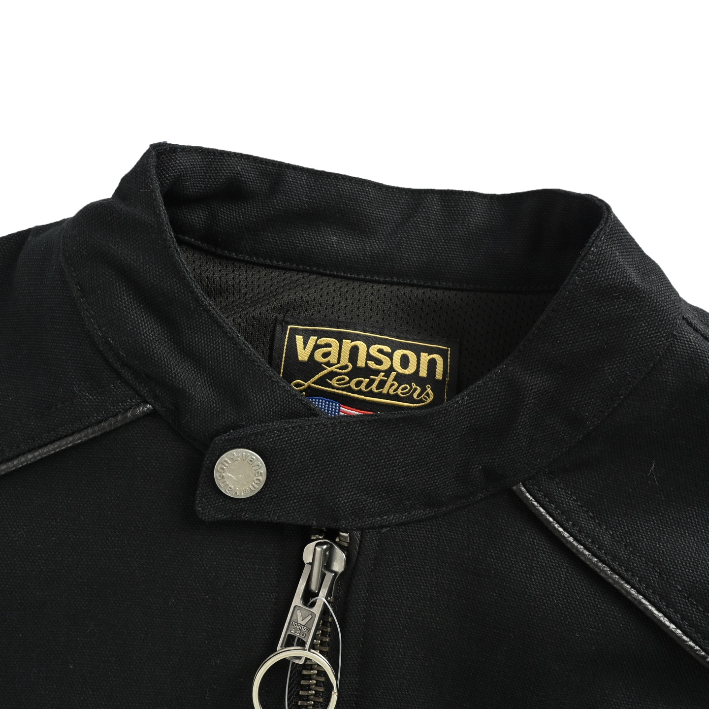 Supreme xVanson Leathers x Cordura 联名款 SS25 WEEK13 CottonJacket 皮革徽标贴花拉链开合长袖美式潮流夹克 男女同款  SUP-SS25-048