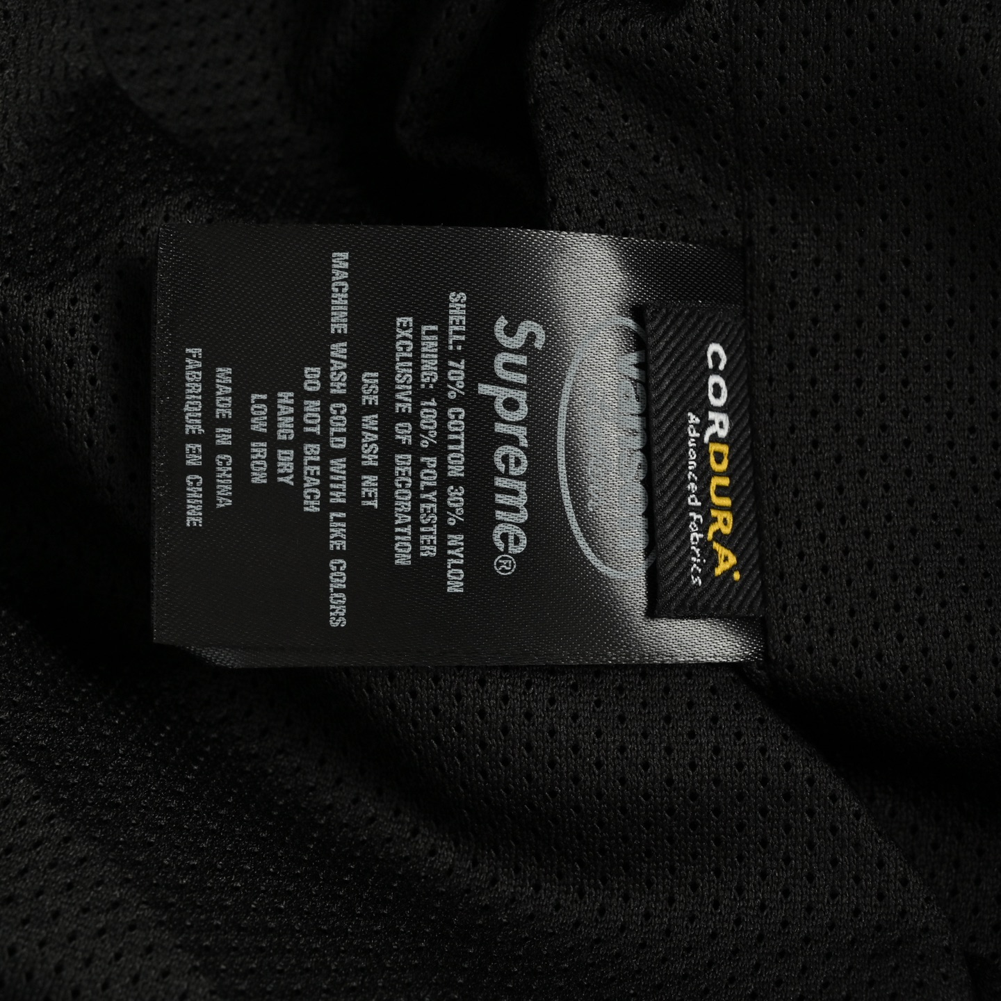 Supreme xVanson Leathers x Cordura 联名款 SS25 WEEK13 CottonJacket 皮革徽标贴花拉链开合长袖美式潮流夹克 男女同款  SUP-SS25-048