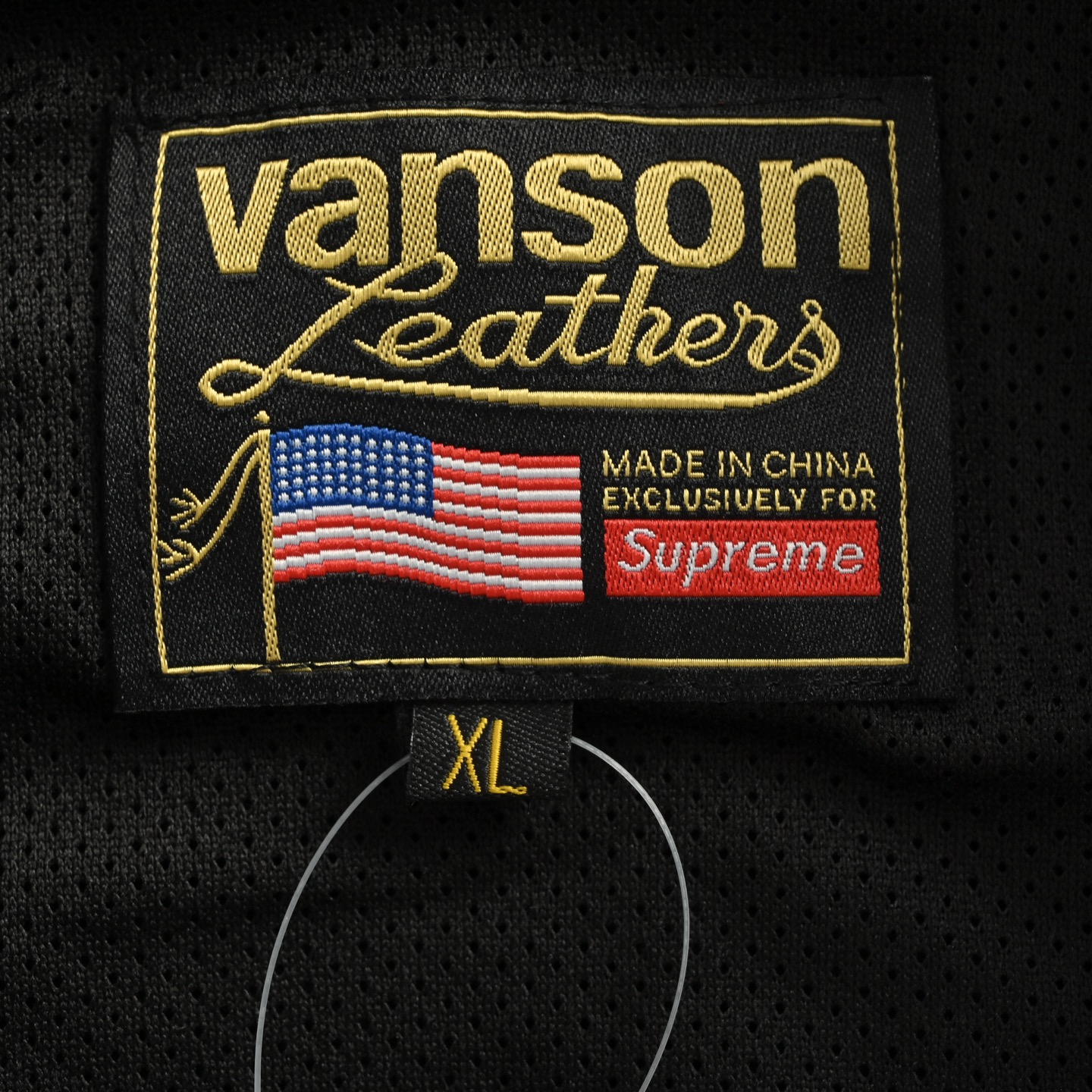 Supreme xVanson Leathers x Cordura 联名款 SS25 WEEK13 CottonJacket 皮革徽标贴花拉链开合长袖美式潮流夹克 男女同款  SUP-SS25-048