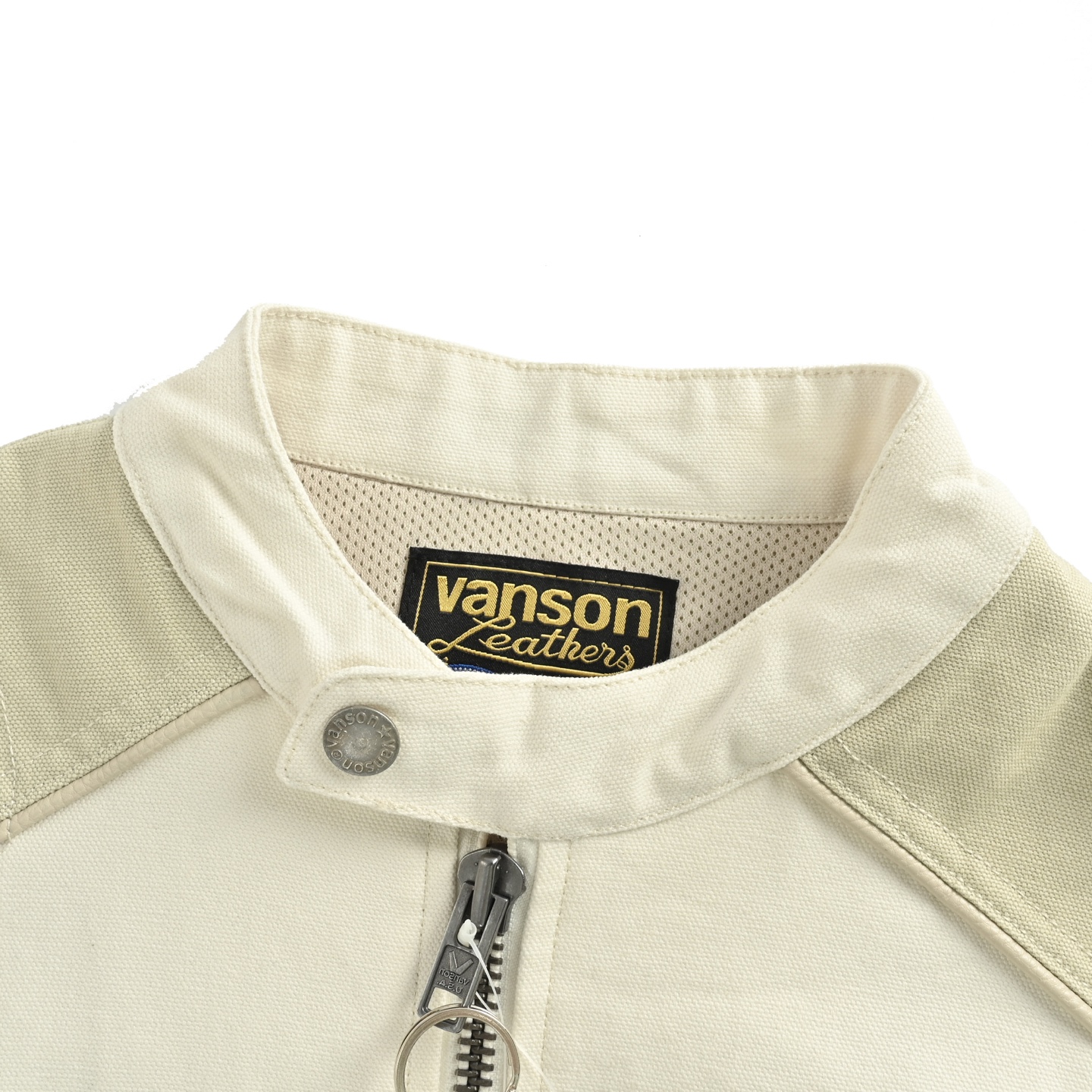 Supreme xVanson Leathers x Cordura 联名款 SS25 WEEK13 CottonJacket 皮革徽标贴花拉链开合长袖美式潮流夹克 男女同款  SUP-SS25-048