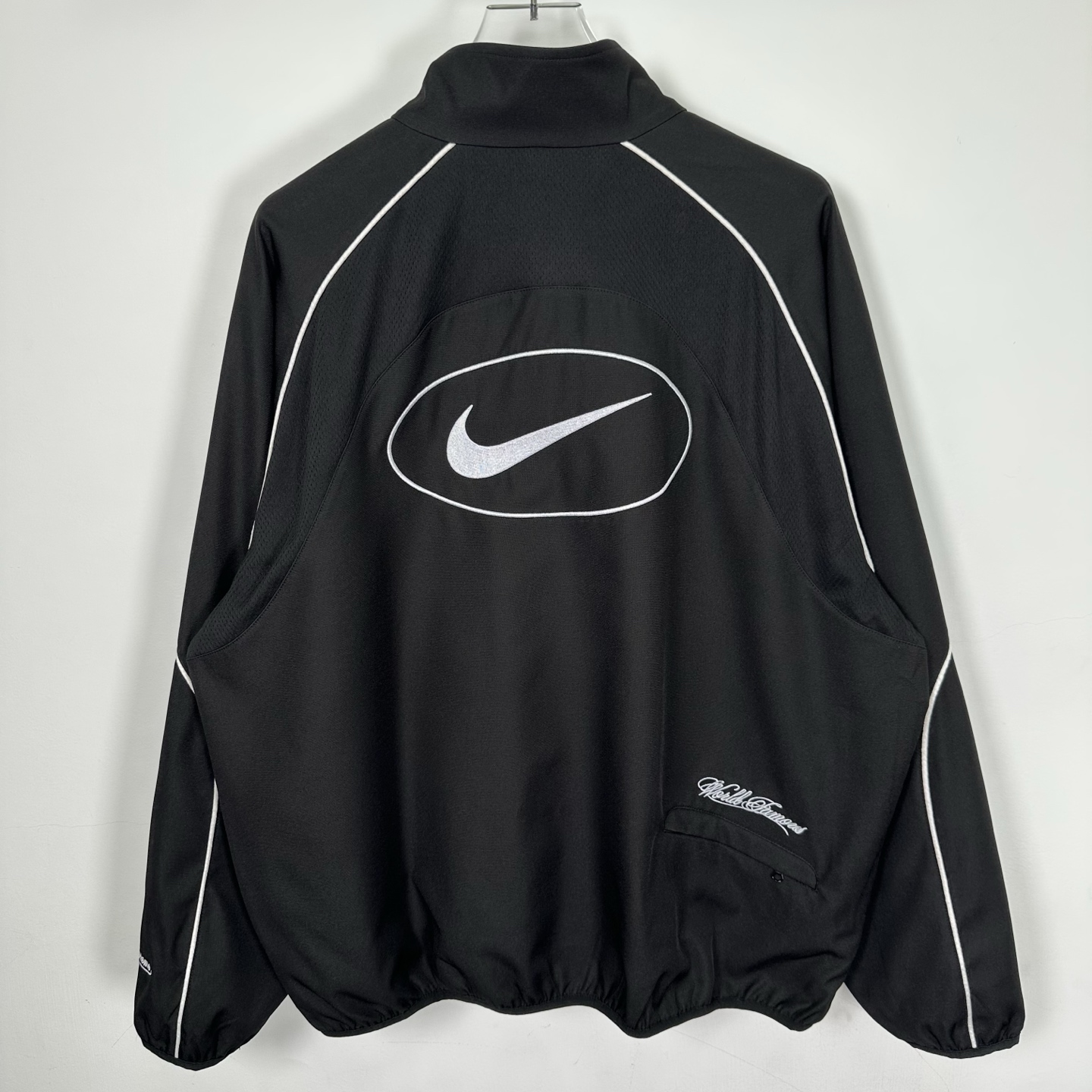 （套裝 可分開購買）Supreme Nike联名系列 袖口刺绣l简约合身ogo拉链开合美式潮流夹克外套 男女同款 