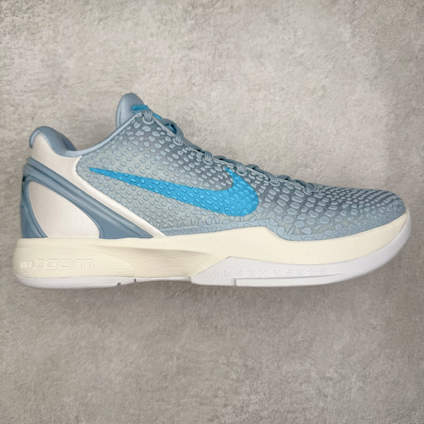 S2 Kobe6  前掌Zoom Turbo 气垫 后掌EVA缓震 低筒 球鞋 籃球鞋 實戰鞋 真碳板 男鞋 波鞋 克拉克北卡蓝 IO3672-400