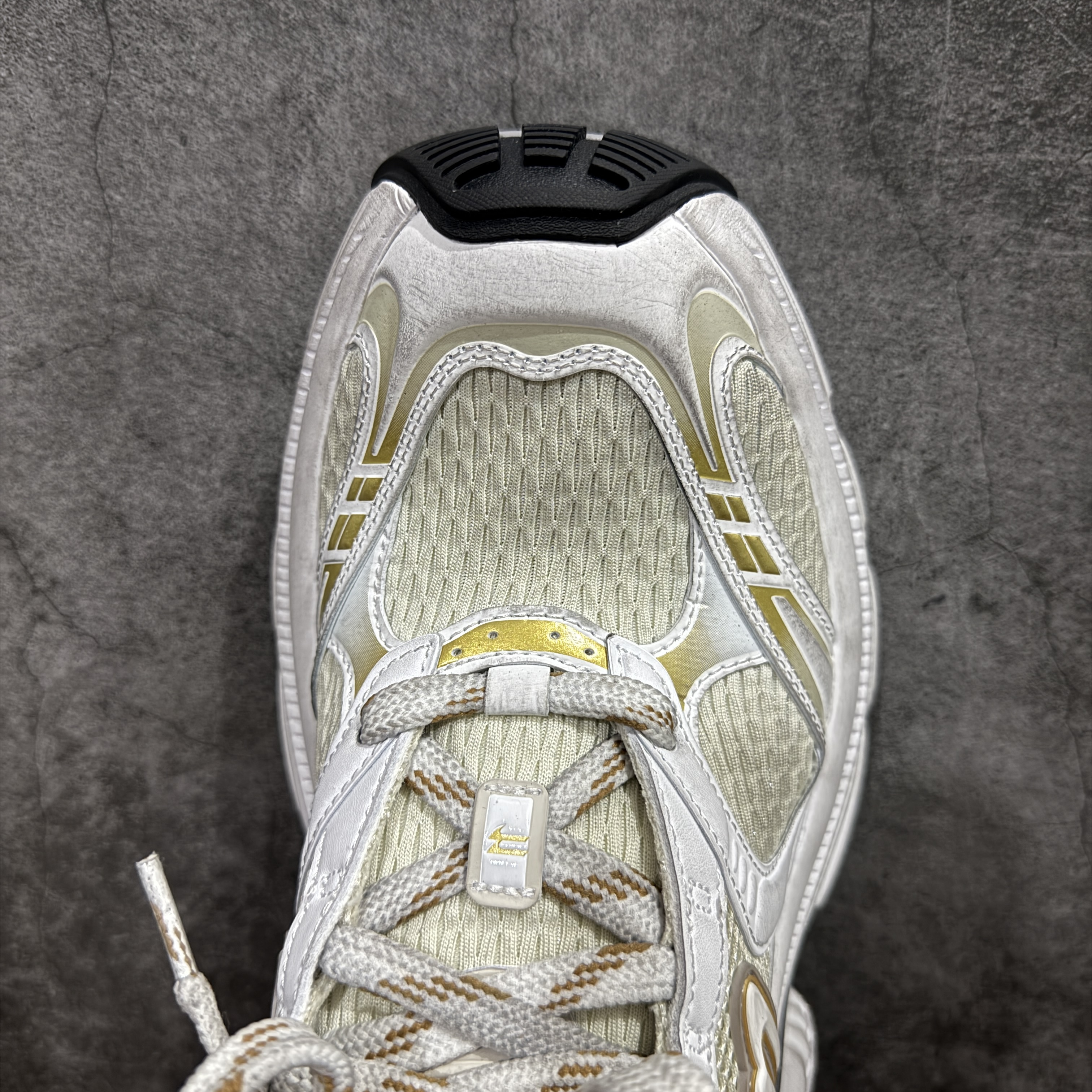 Balenciaga  巴黎世家 10XL 网布 系带 做旧 低筒 老爹鞋 运动 复古板鞋 休闲鞋 男鞋 女鞋 波鞋  米白 815853W2MV29157