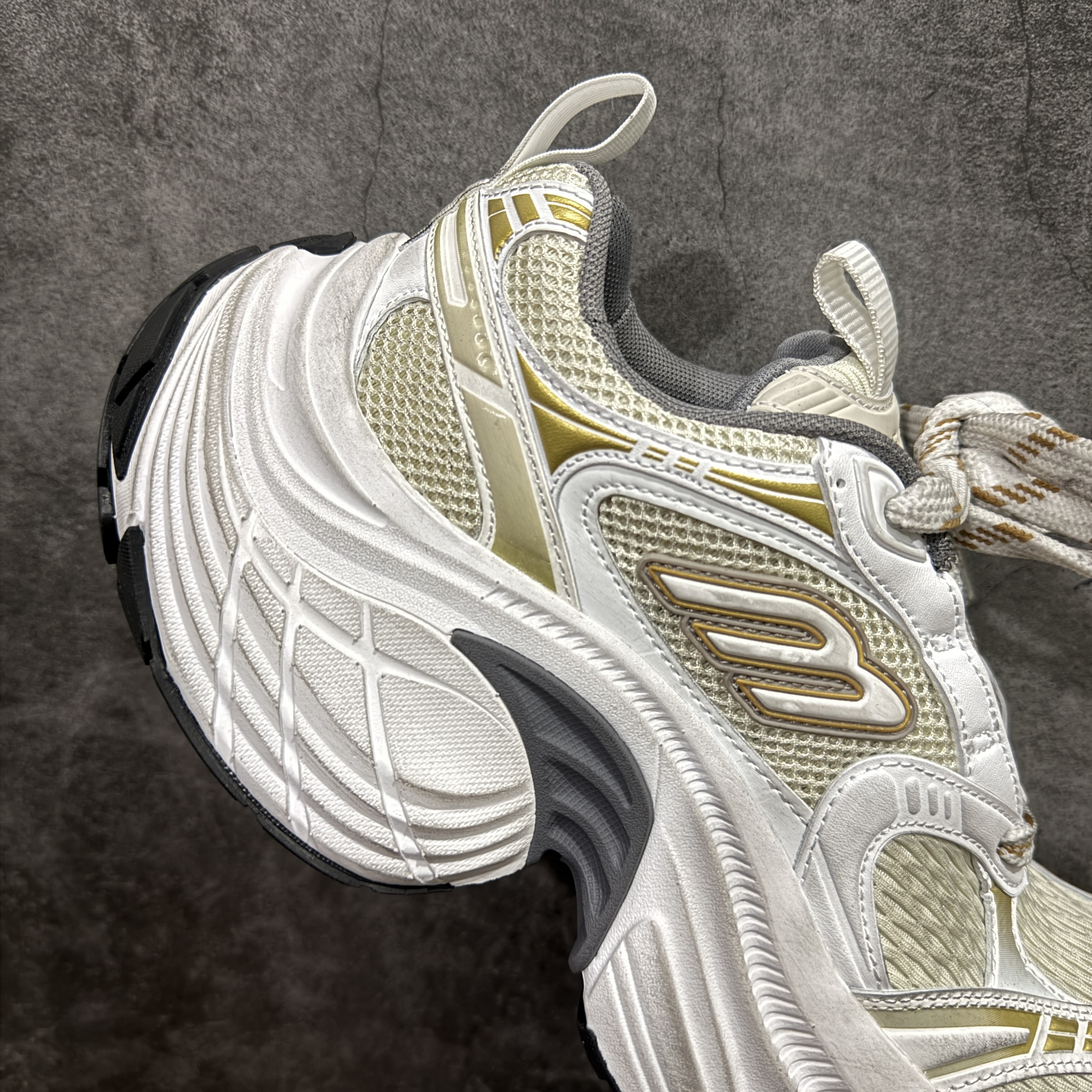 Balenciaga  巴黎世家 10XL 网布 系带 做旧 低筒 老爹鞋 运动 复古板鞋 休闲鞋 男鞋 女鞋 波鞋  米白 815853W2MV29157