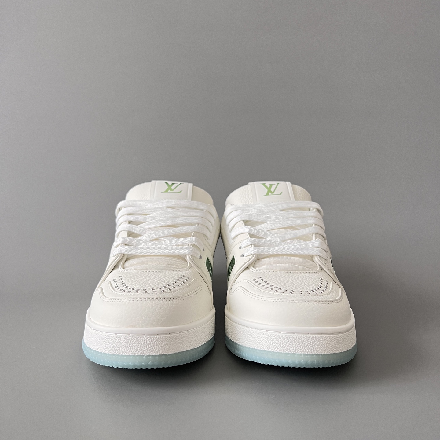 Louis Vuitton LV Trainer 路易威登 低筒 休闲鞋 板鞋 运动鞋 男鞋 女鞋 波鞋 白绿色 1AIKRM