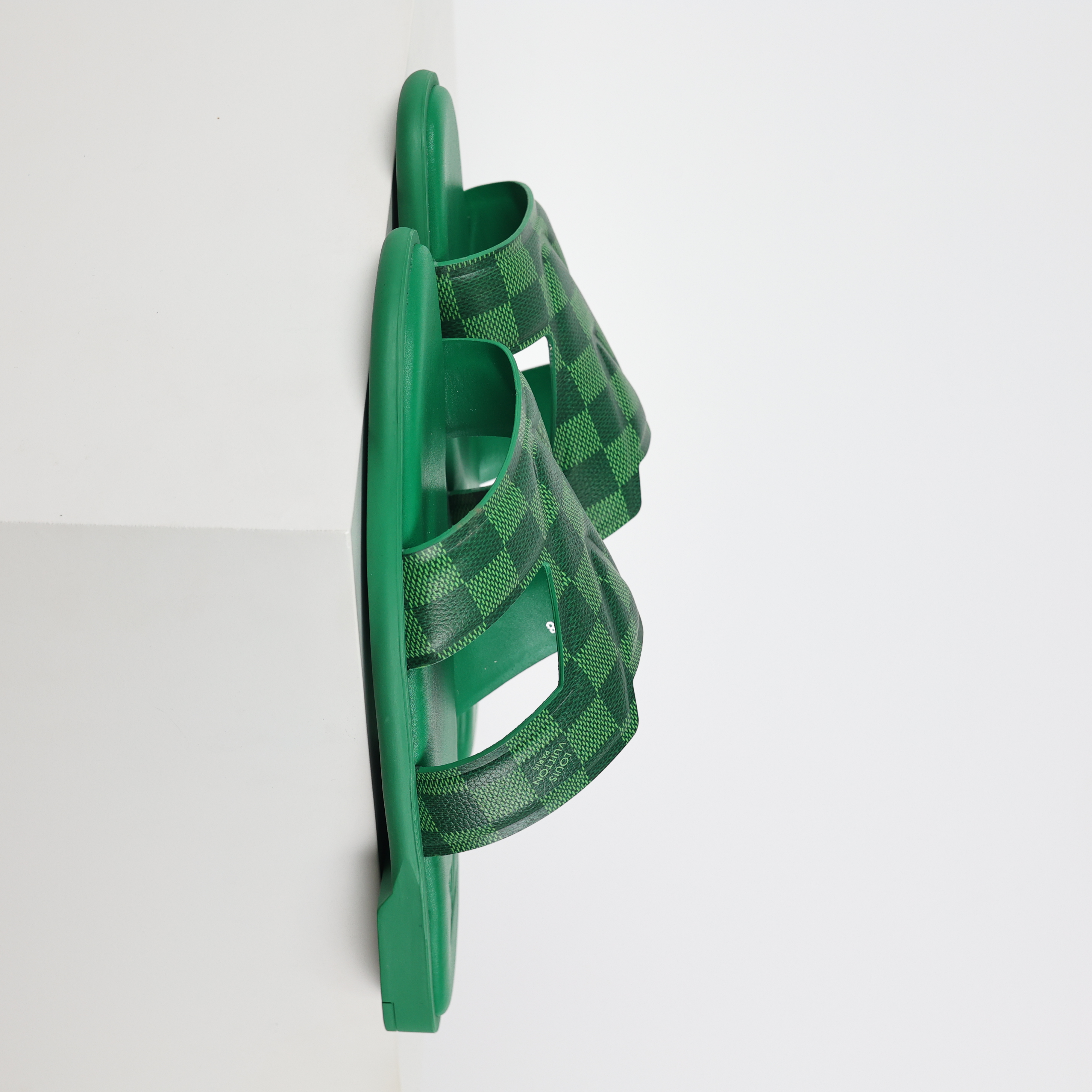 Louis Vuitton slippers Oasis LV路易威登 包头 时尚凉拖 室内外休闲鞋 一字拖鞋  绿色B0 1AC5EU