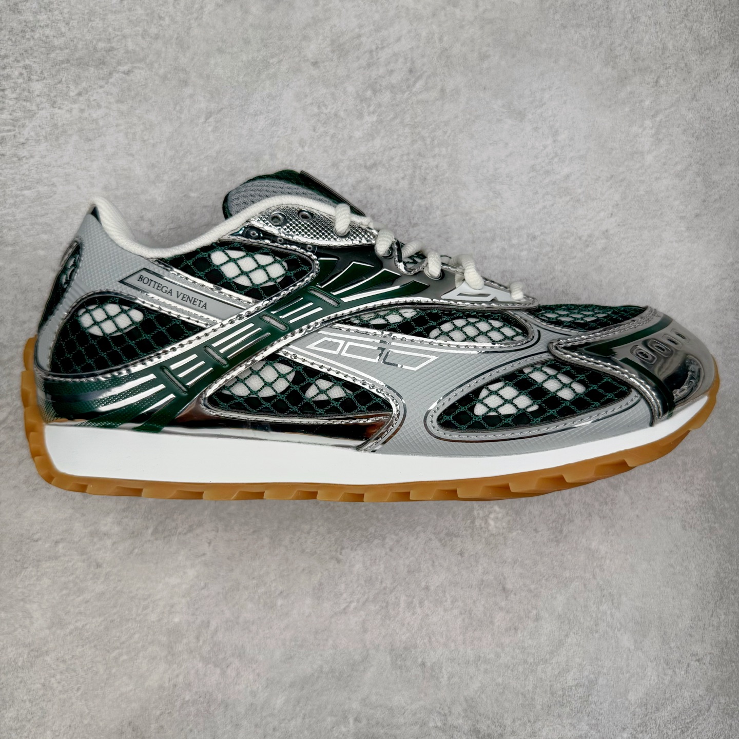 BV Orbit Runner 葆蝶 低筒 时尚舒适 老爹鞋 生活休闲鞋 板鞋 波鞋 绿色B5 741357V2X403031