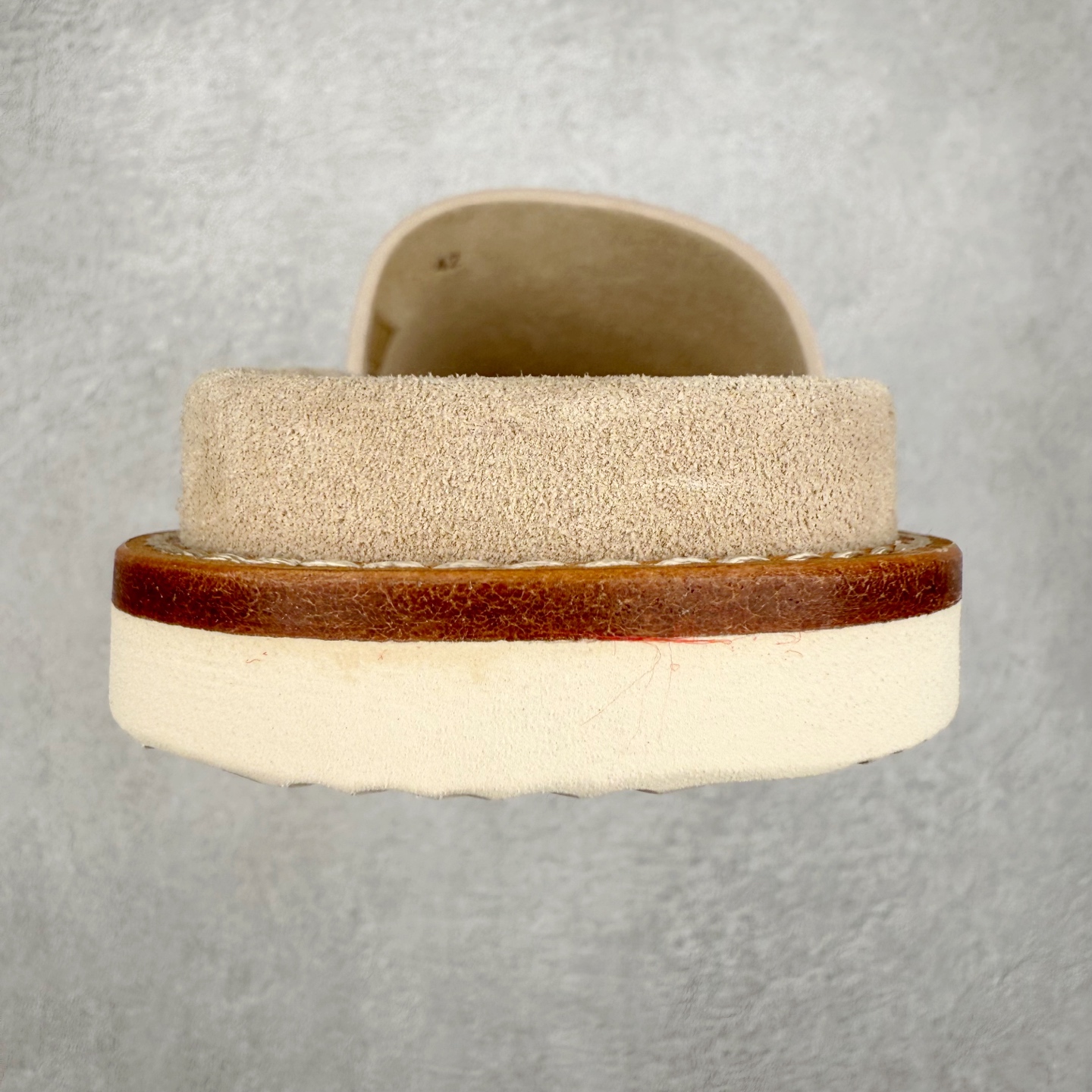 Brunello Cucinelli BC 工字 绒面革 圆头露趾 室内外 一字拖鞋 黑色 褐色 MZUSILY235CHW89